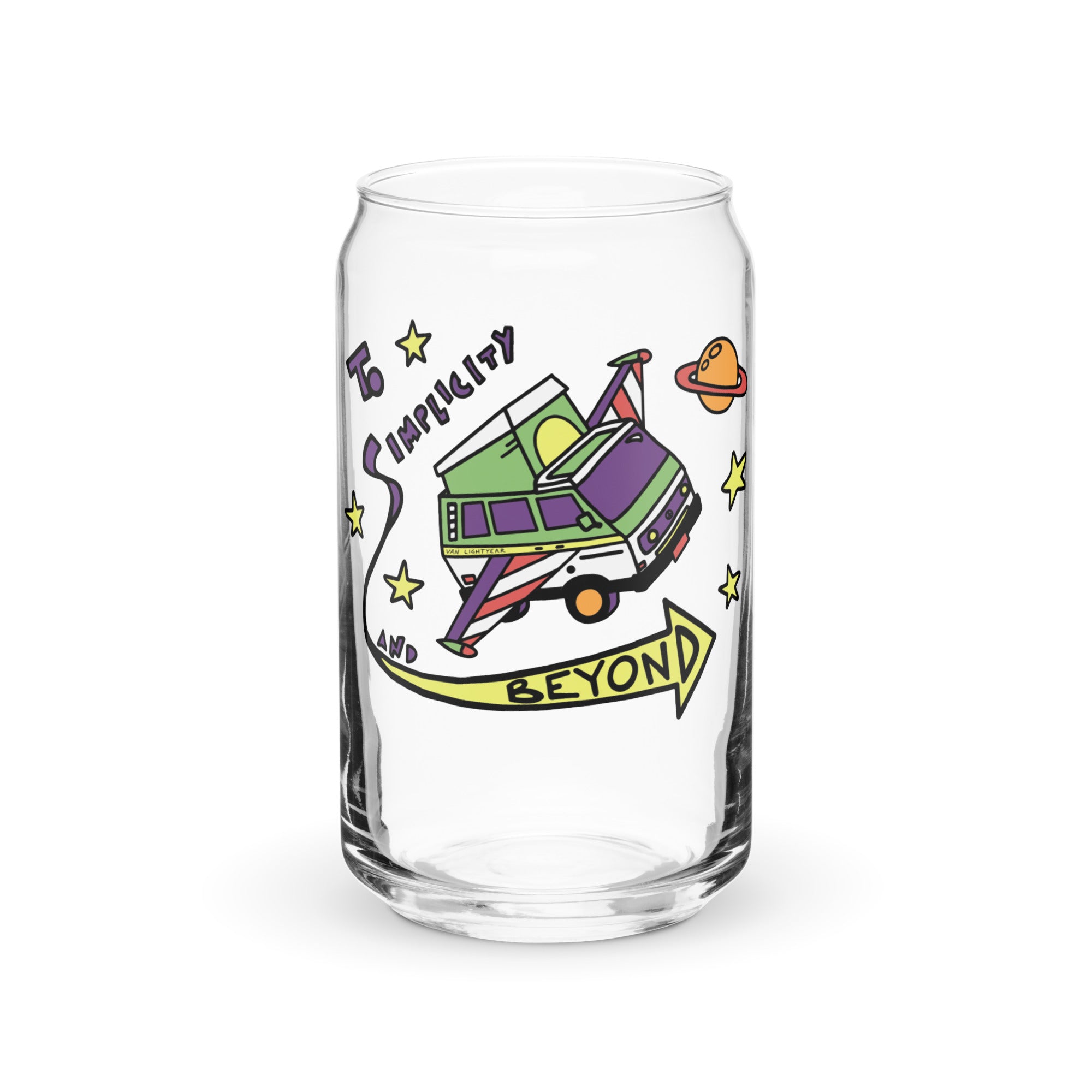 Van Lightyear Pint Glass - OVERLANDERS Outfitter