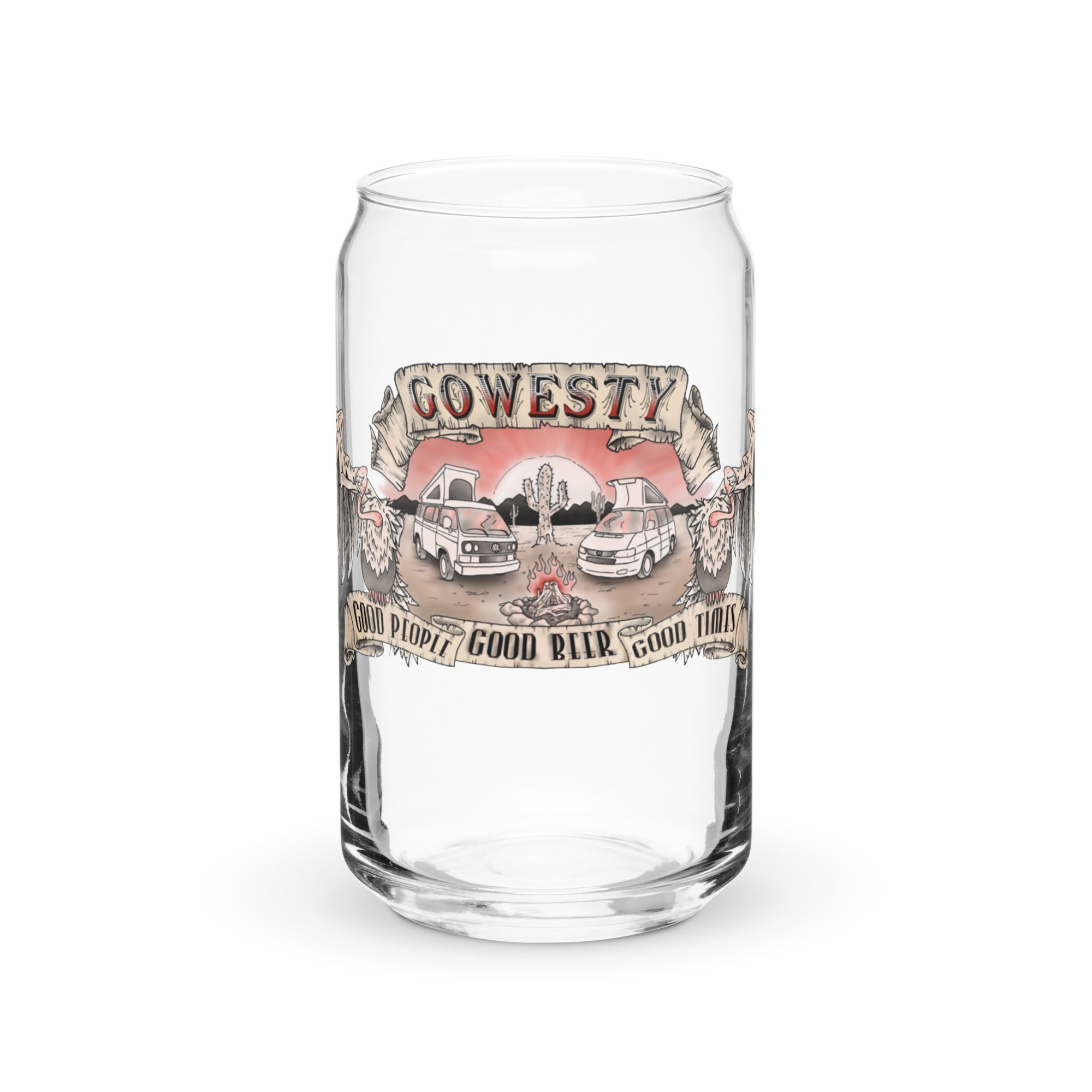Desert Vulture Pint Glass - OVERLANDERS Outfitter