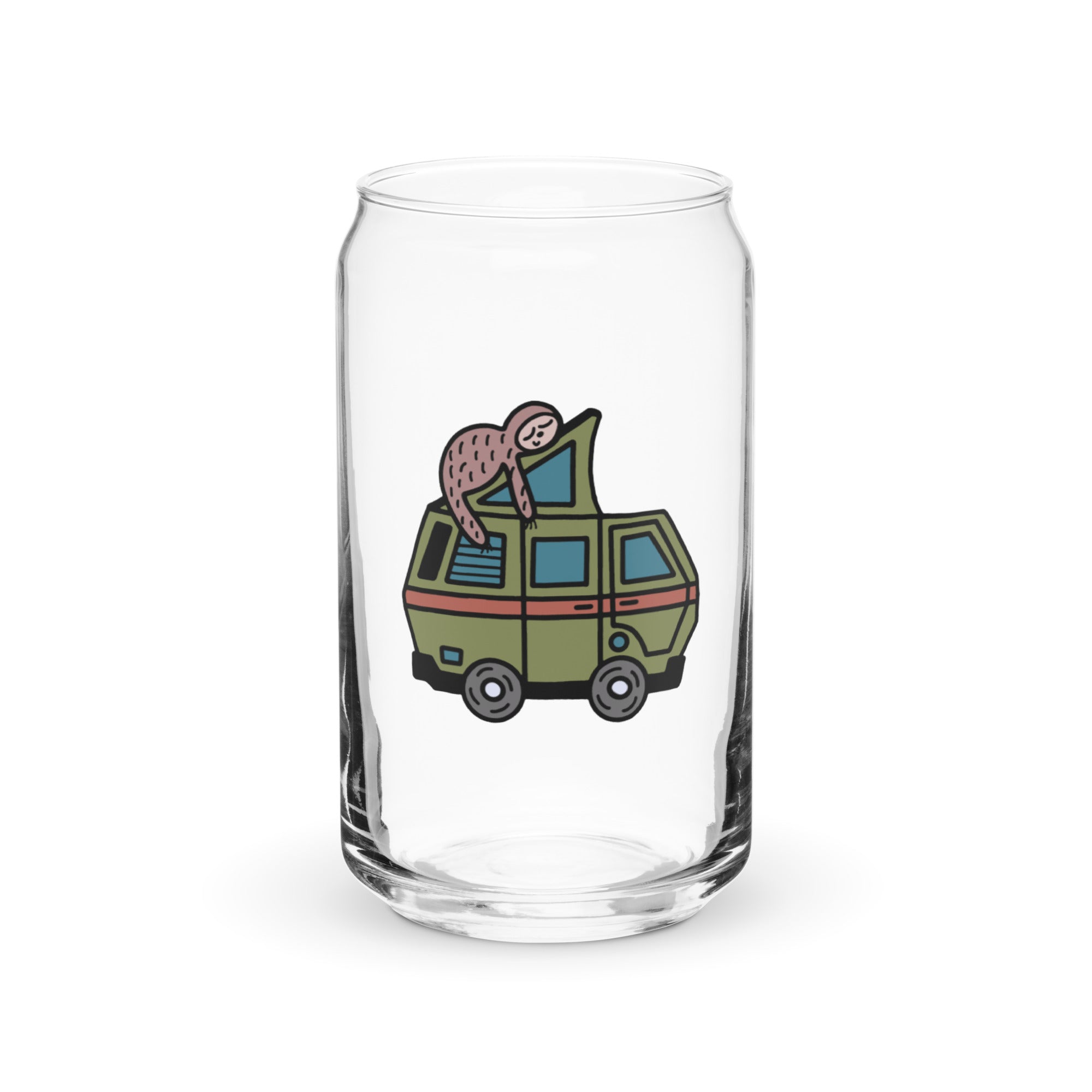Stewie Sloth Can-Shaped Pint Glass - OVERLANDERS Outfitter