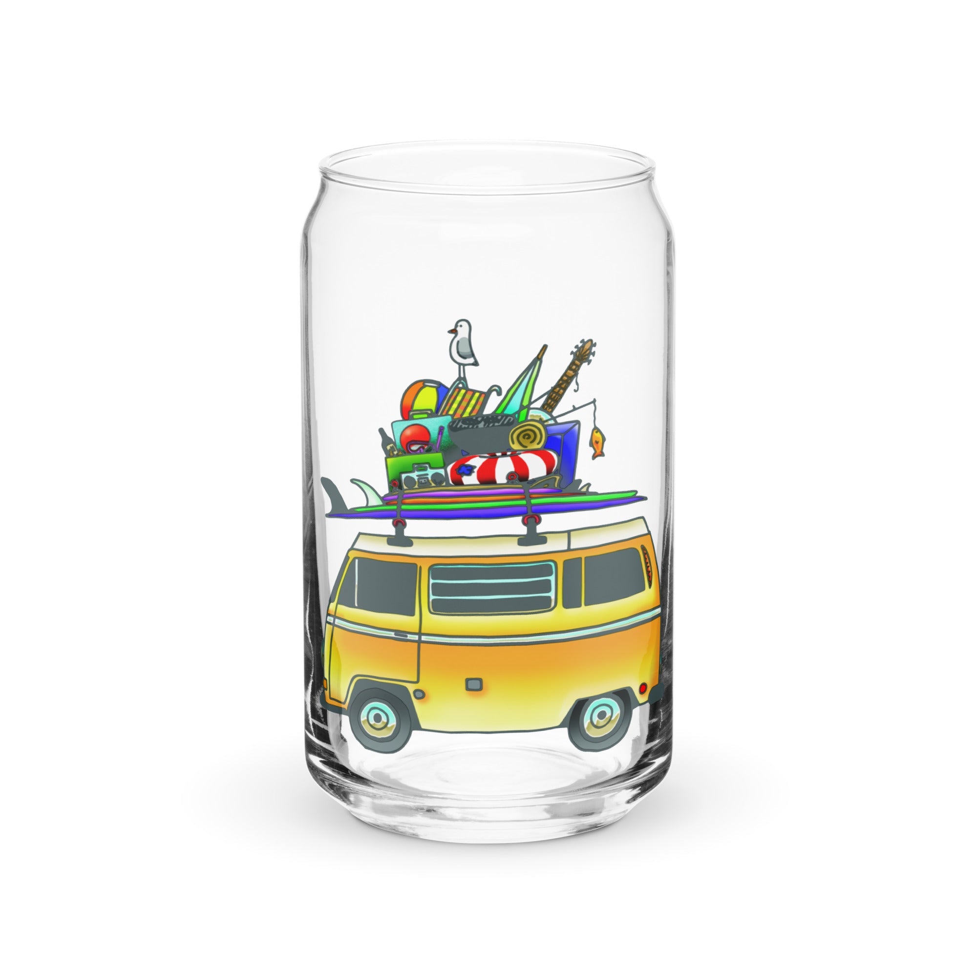 RAD Bus Can-Shaped Pint Glass - OVERLANDERS Outfitter
