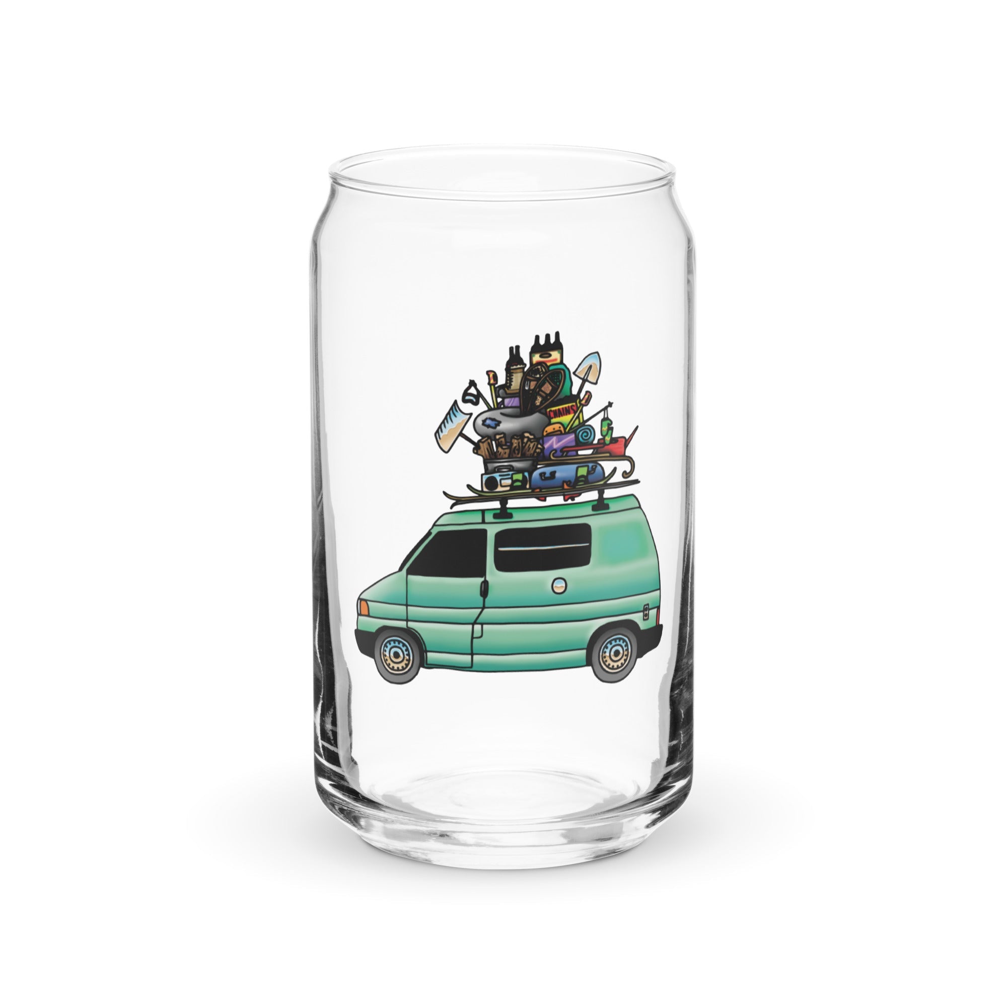 RAD Eurovan Can-Shaped Pint Glass - OVERLANDERS Outfitter