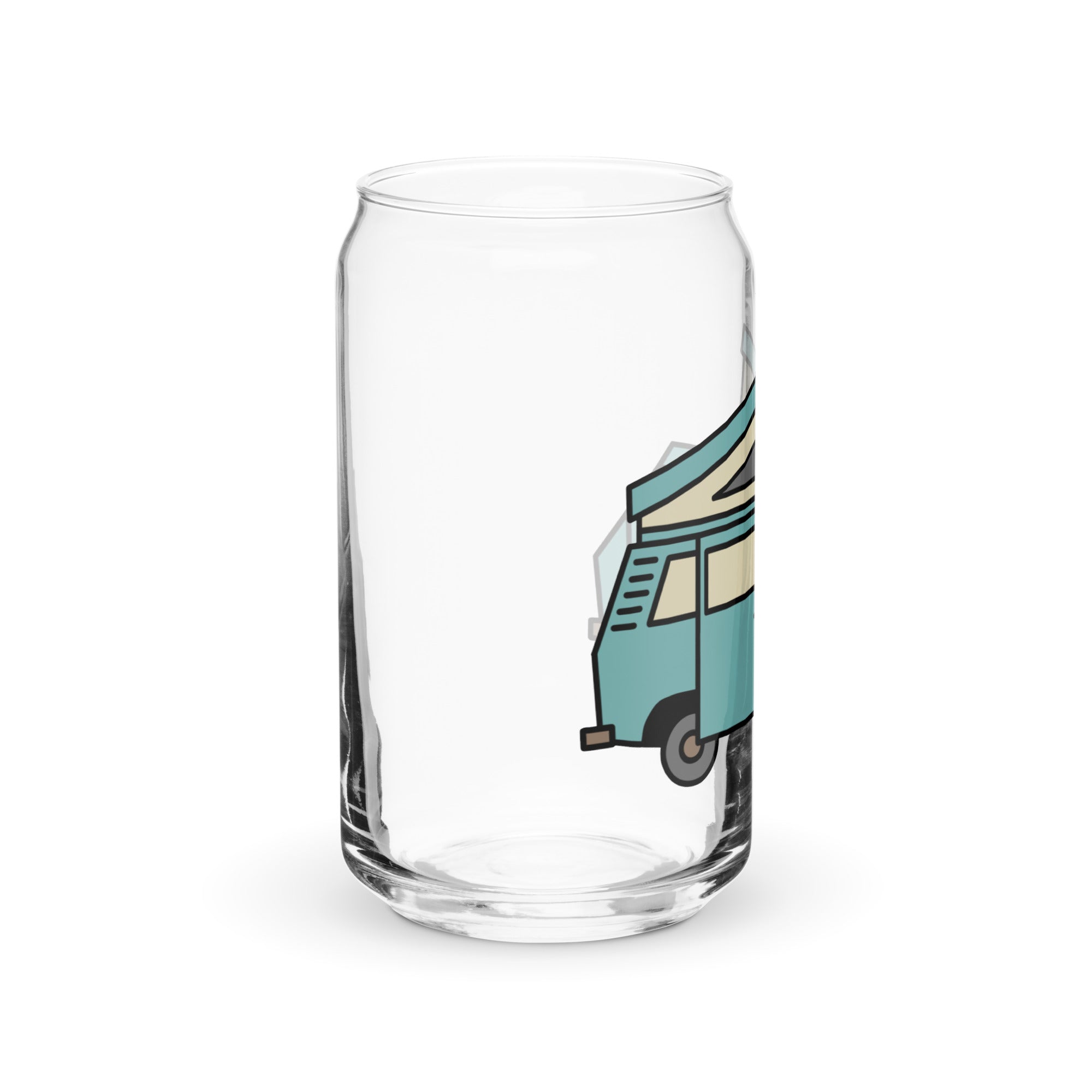 Dog in Van Can-Shaped Pint Glass - OVERLANDERS Outfitter