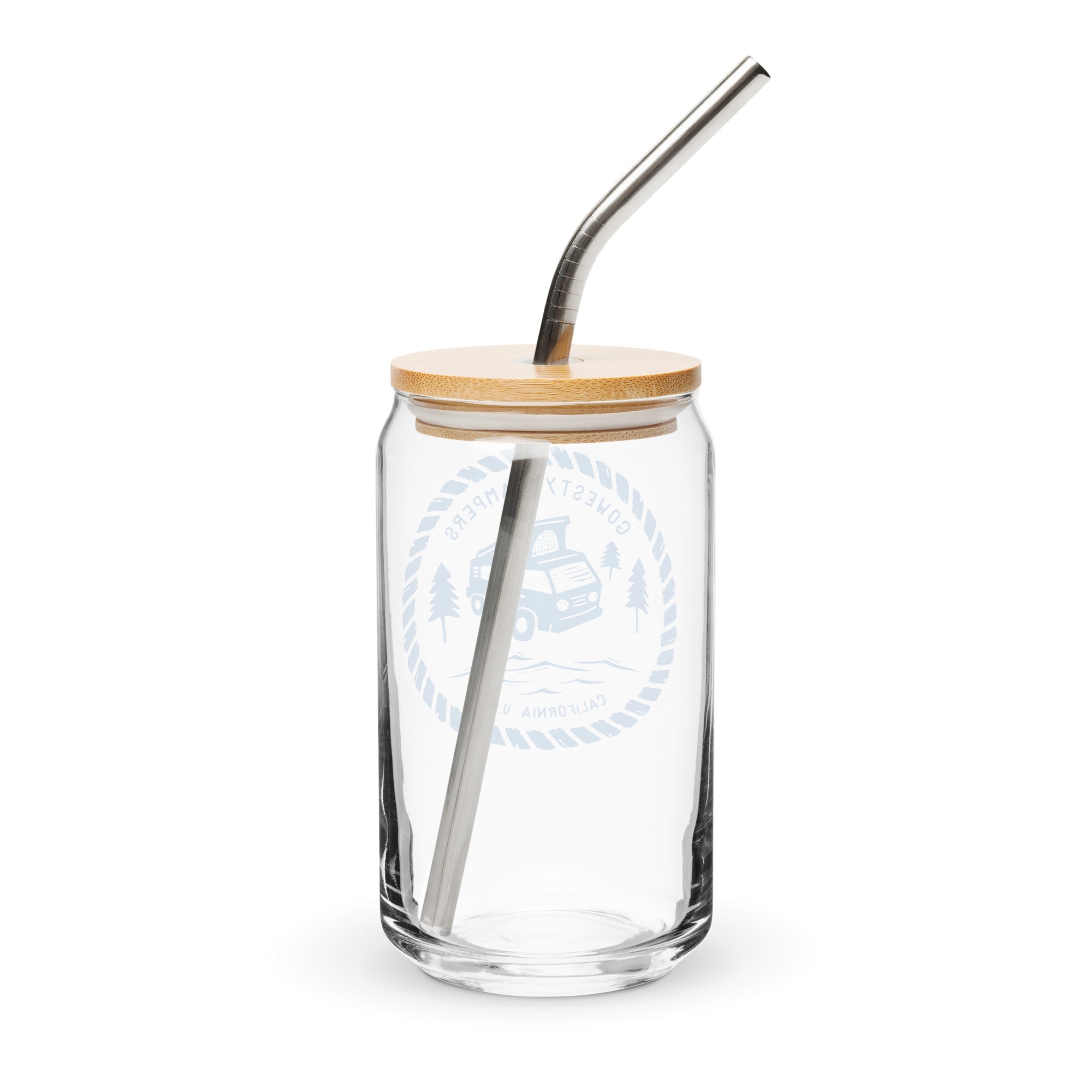 Woodcut Westy Life Pint Glass - OVERLANDERS Outfitter