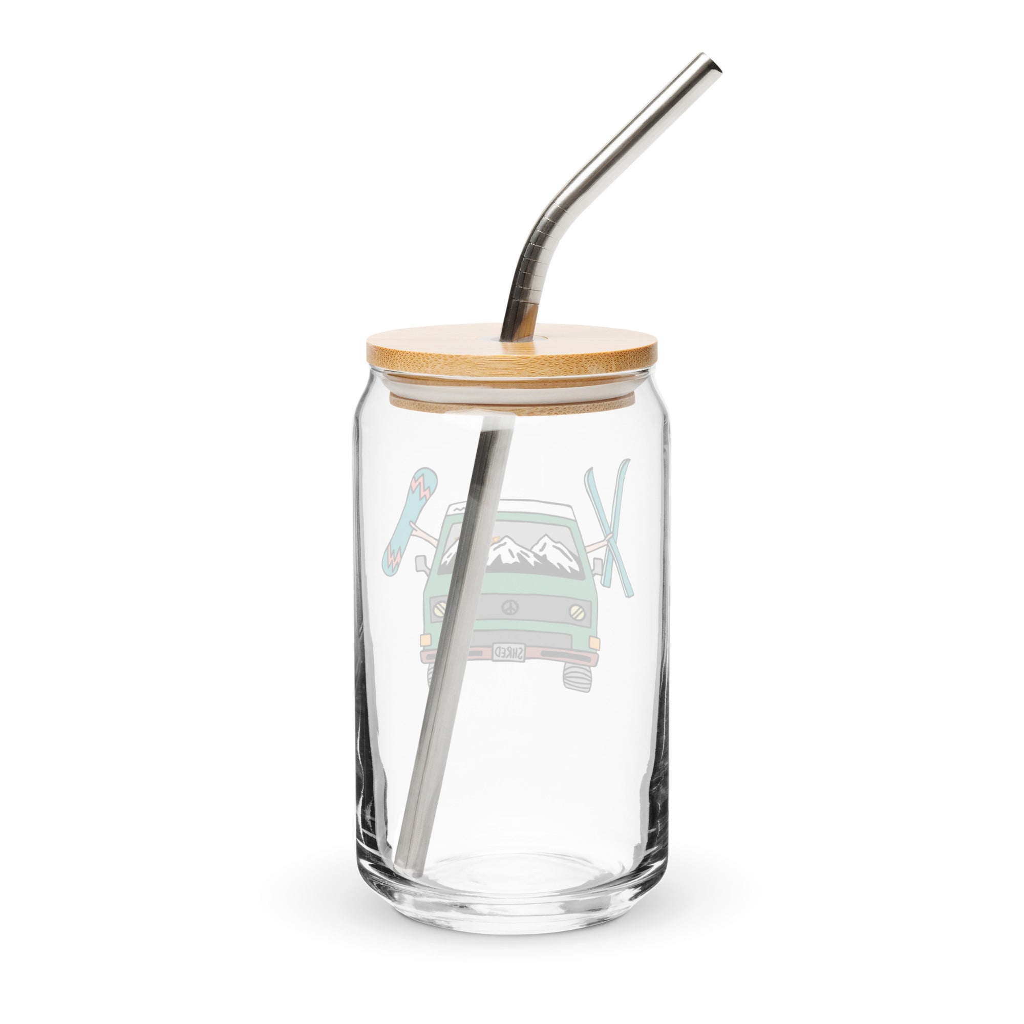 Shred Van Can-Shaped Pint Glass - OVERLANDERS Outfitter