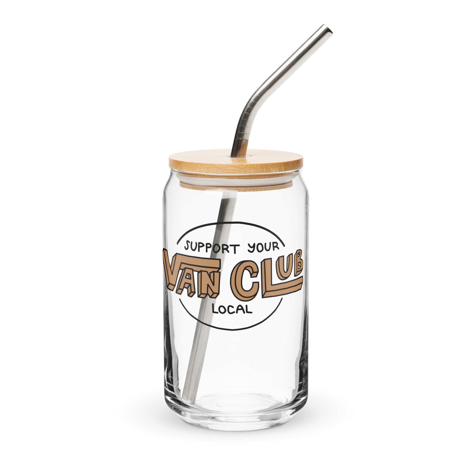 Support Your Local Van Club Pint Glass - OVERLANDERS Outfitter