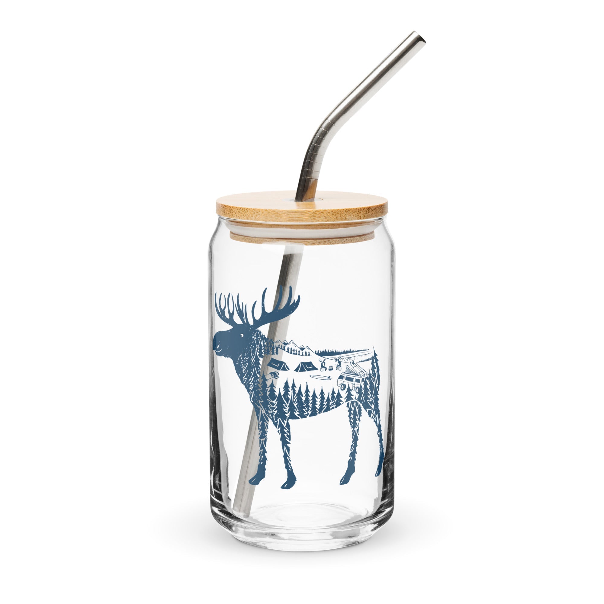Moose Meet-Up Pint Glass - OVERLANDERS Outfitter