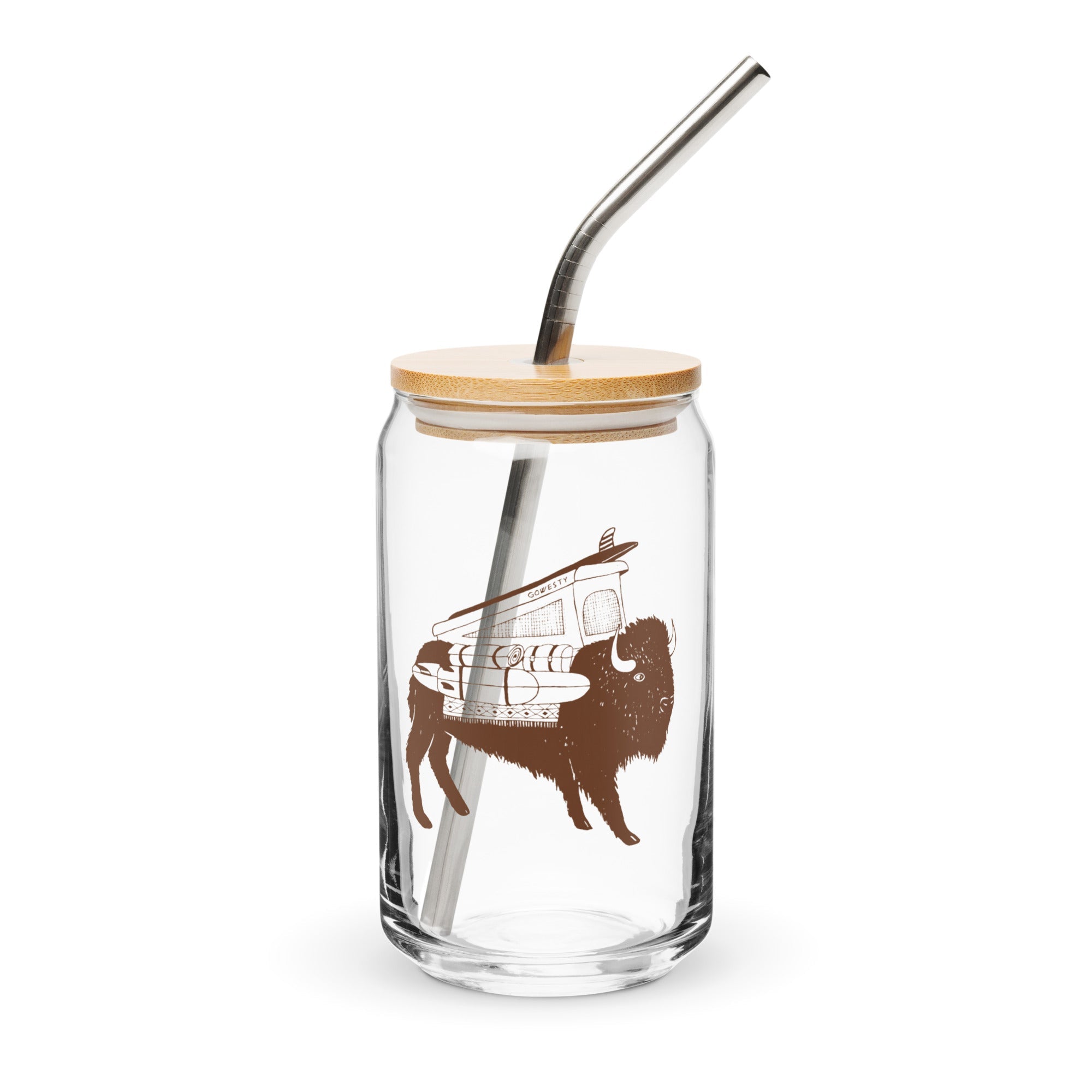 Buffalo Roam Pint Glass - OVERLANDERS Outfitter