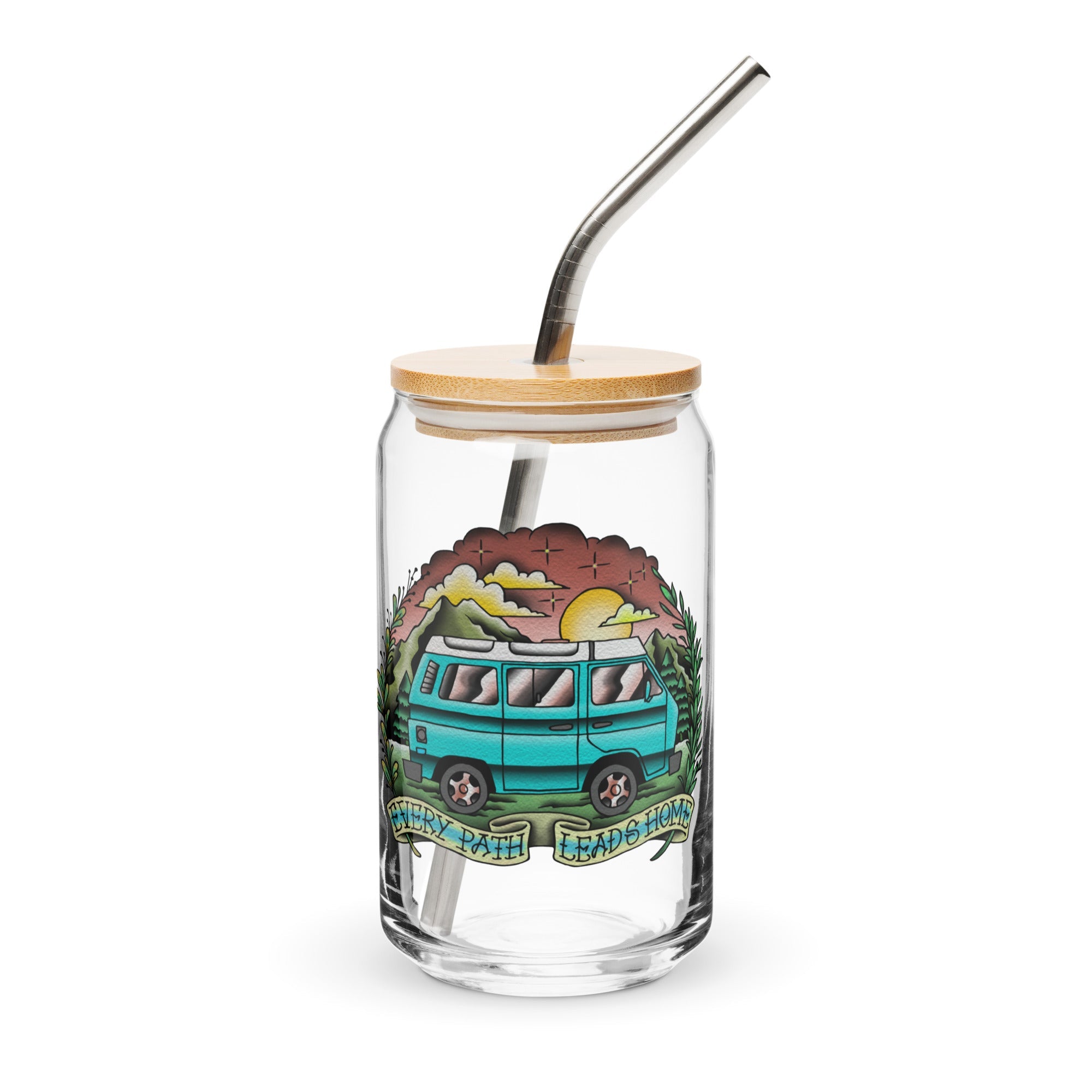 Every Path Leads Home Pint Glass - OVERLANDERS Outfitter