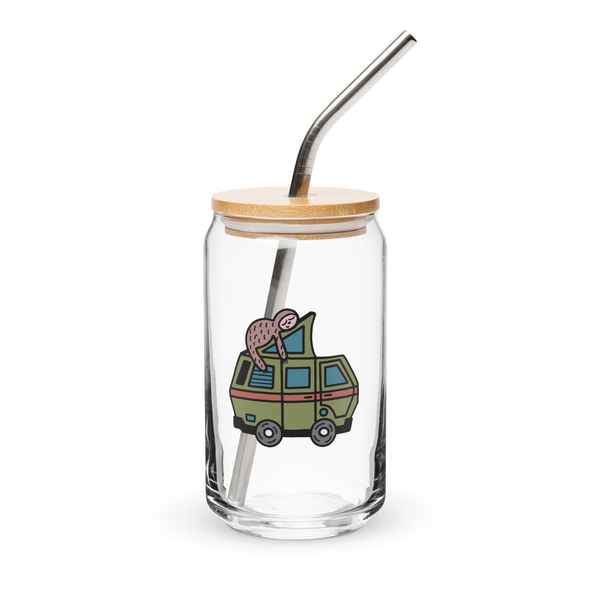 Stewie Sloth Can-Shaped Pint Glass - OVERLANDERS Outfitter