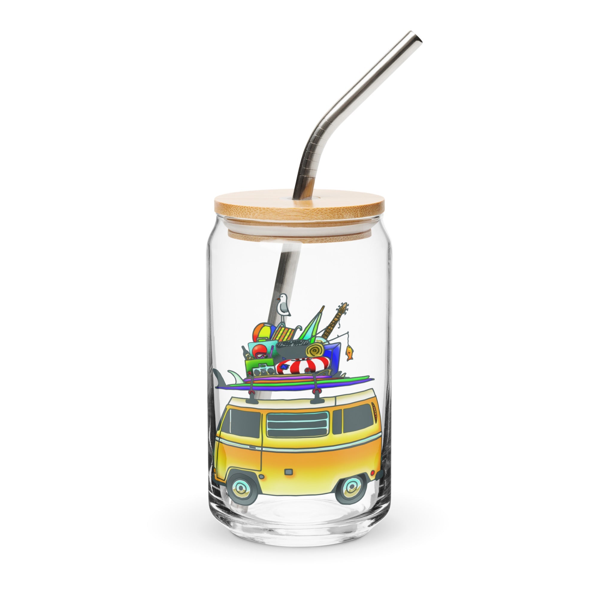RAD Bus Can-Shaped Pint Glass - OVERLANDERS Outfitter
