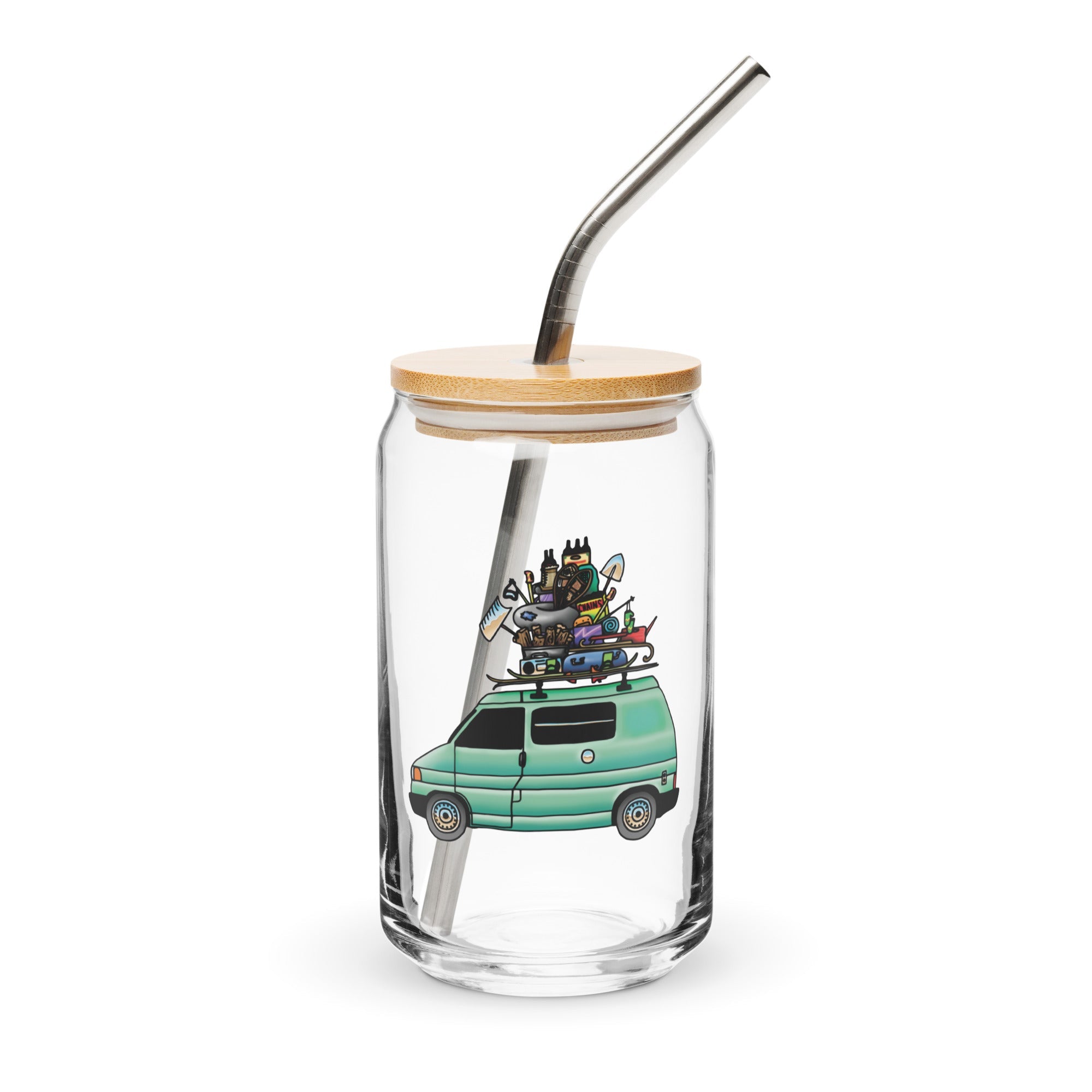 RAD Eurovan Can-Shaped Pint Glass - OVERLANDERS Outfitter