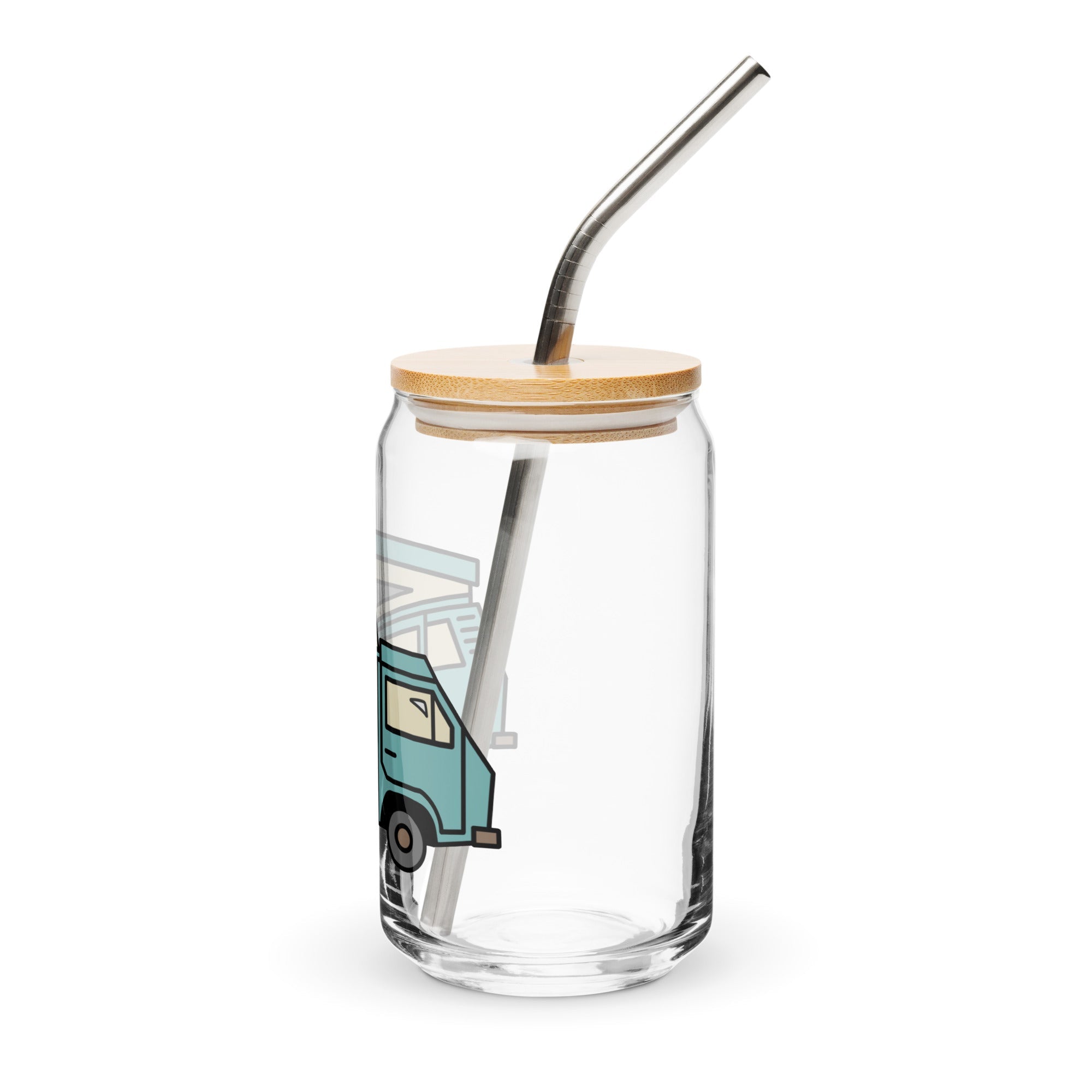 Dog in Van Can-Shaped Pint Glass - OVERLANDERS Outfitter