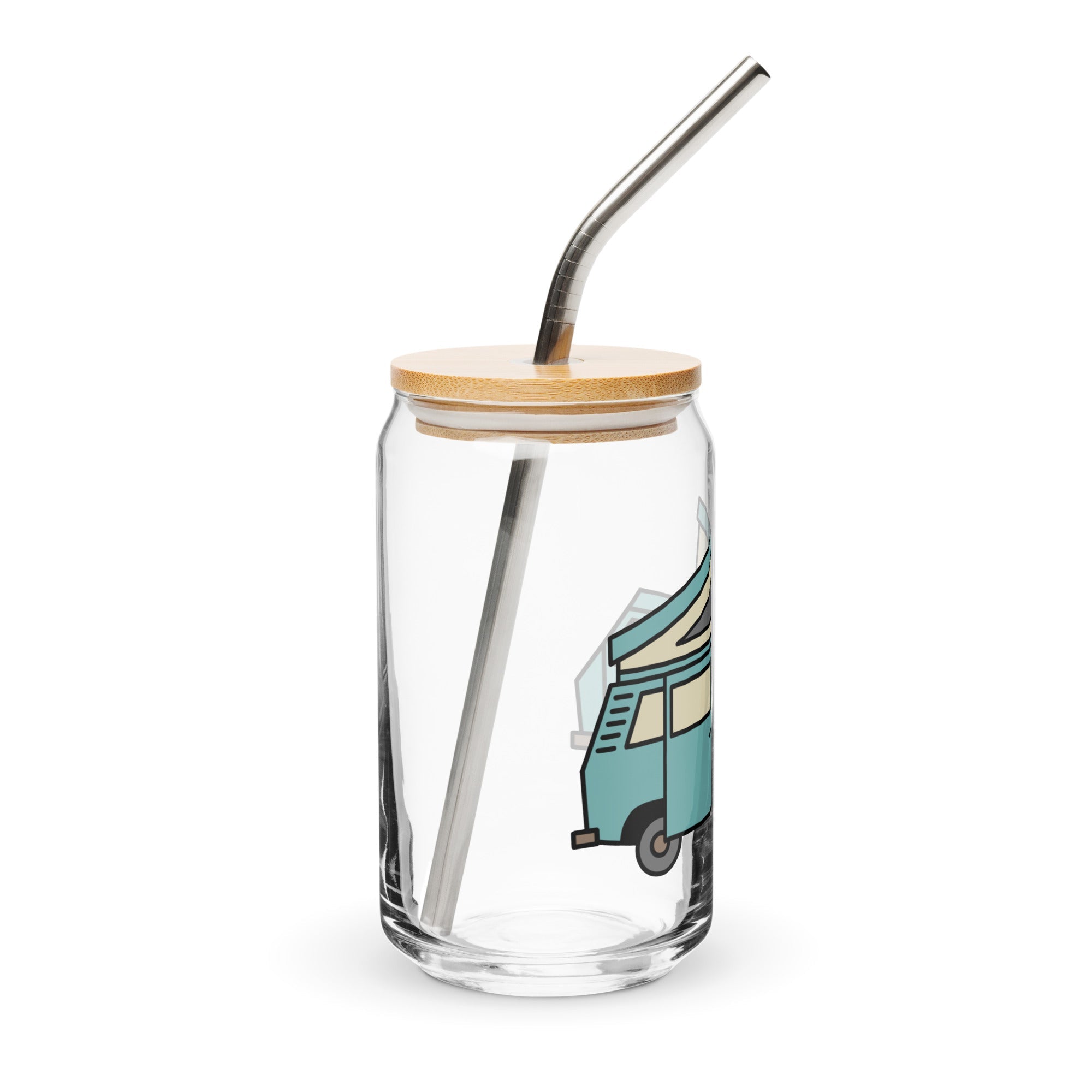 Dog in Van Can-Shaped Pint Glass - OVERLANDERS Outfitter
