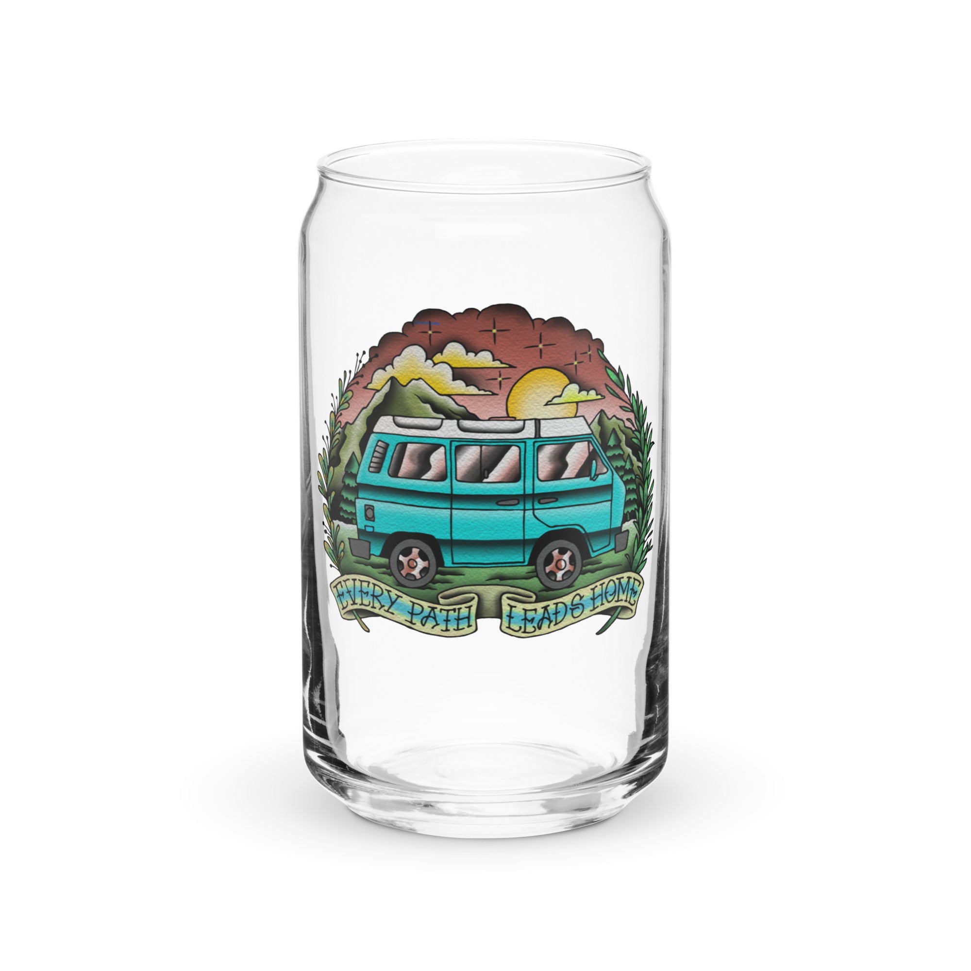Every Path Leads Home Pint Glass - OVERLANDERS Outfitter