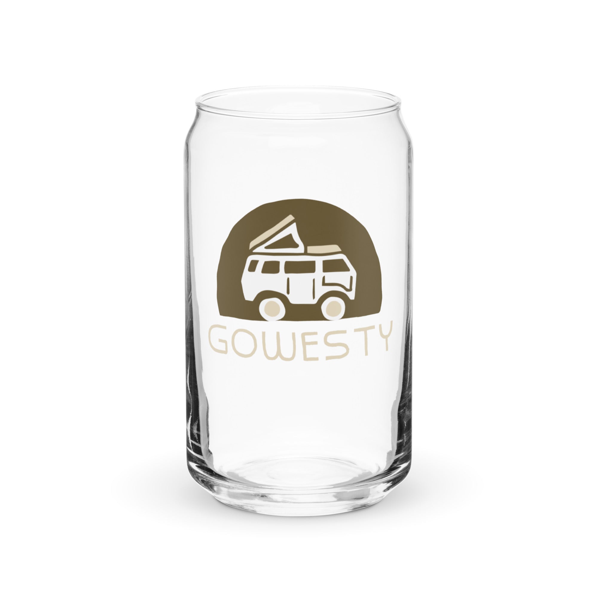 Rollyn GoWesty Logo Pint Glass - OVERLANDERS Outfitter