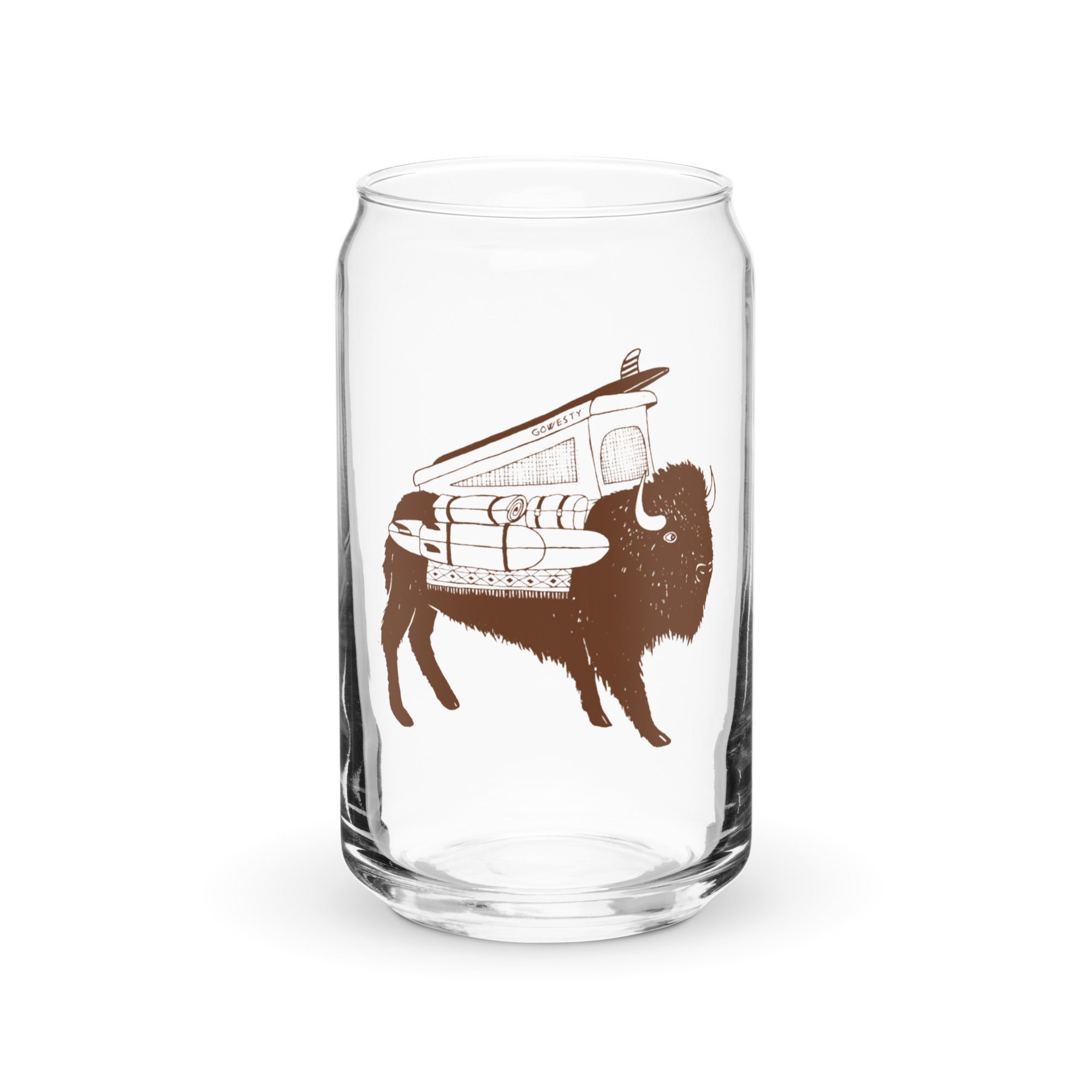 Buffalo Roam Pint Glass - OVERLANDERS Outfitter