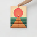 Sunset Bus Canvas Print - OVERLANDERS Outfitter