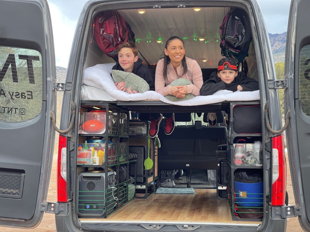 Van Wheel Well Shelving - Camper Van Conversion DIY Kit - OVERLANDERS Outfitter