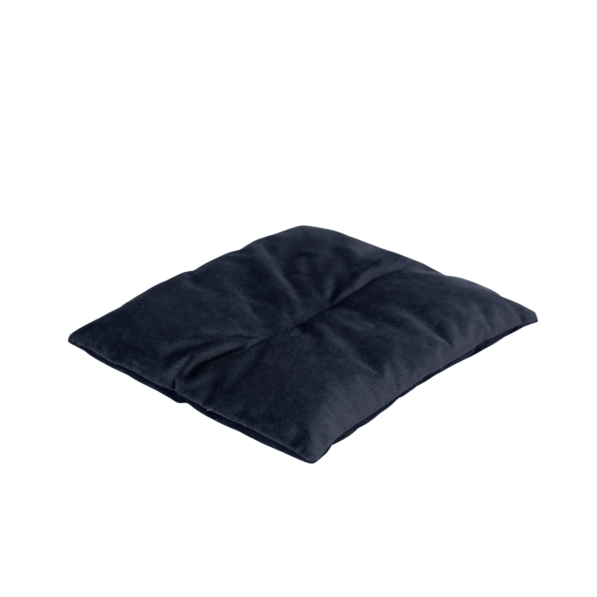 Black cat-shaped cushion pillow by Enjoy The Wood, soft and cozy plush decor for cat lovers.