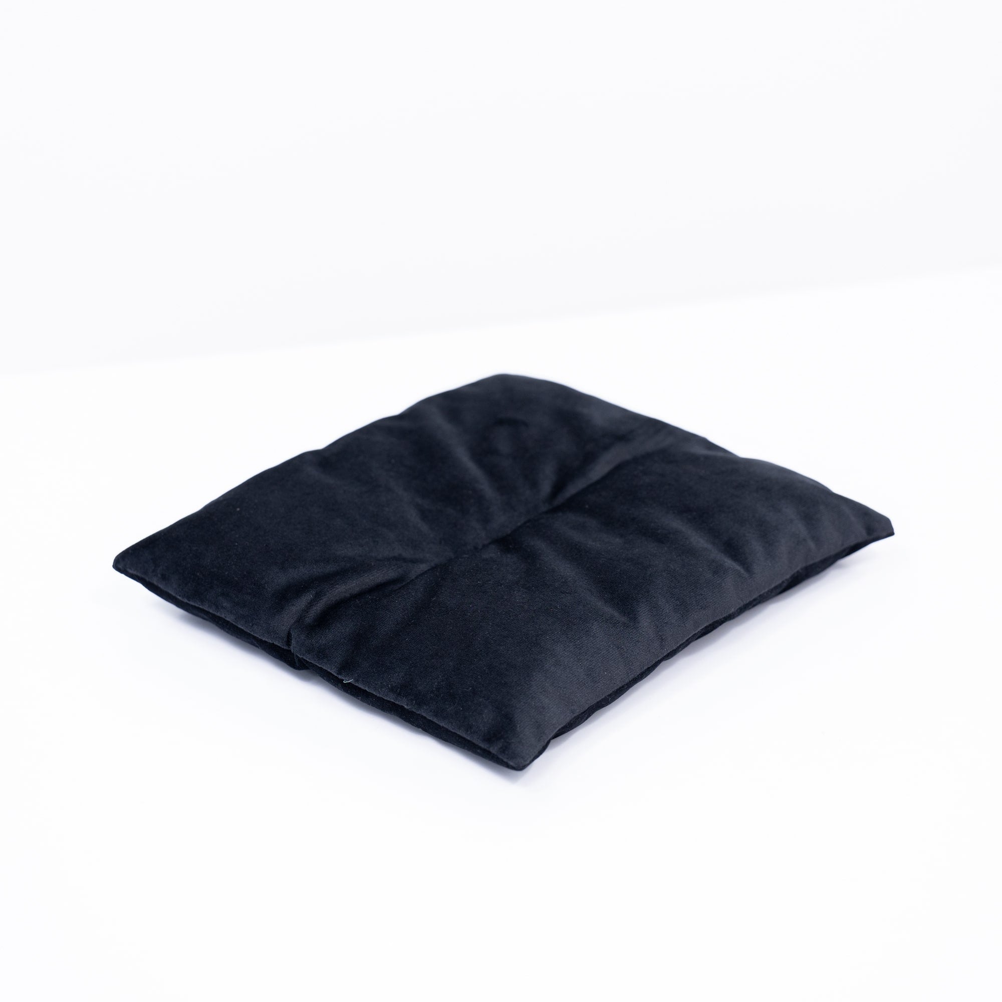 Black cat cushion pillow from Enjoy The Wood, featuring a soft, plush design perfect for cat lovers and cozy home decor.