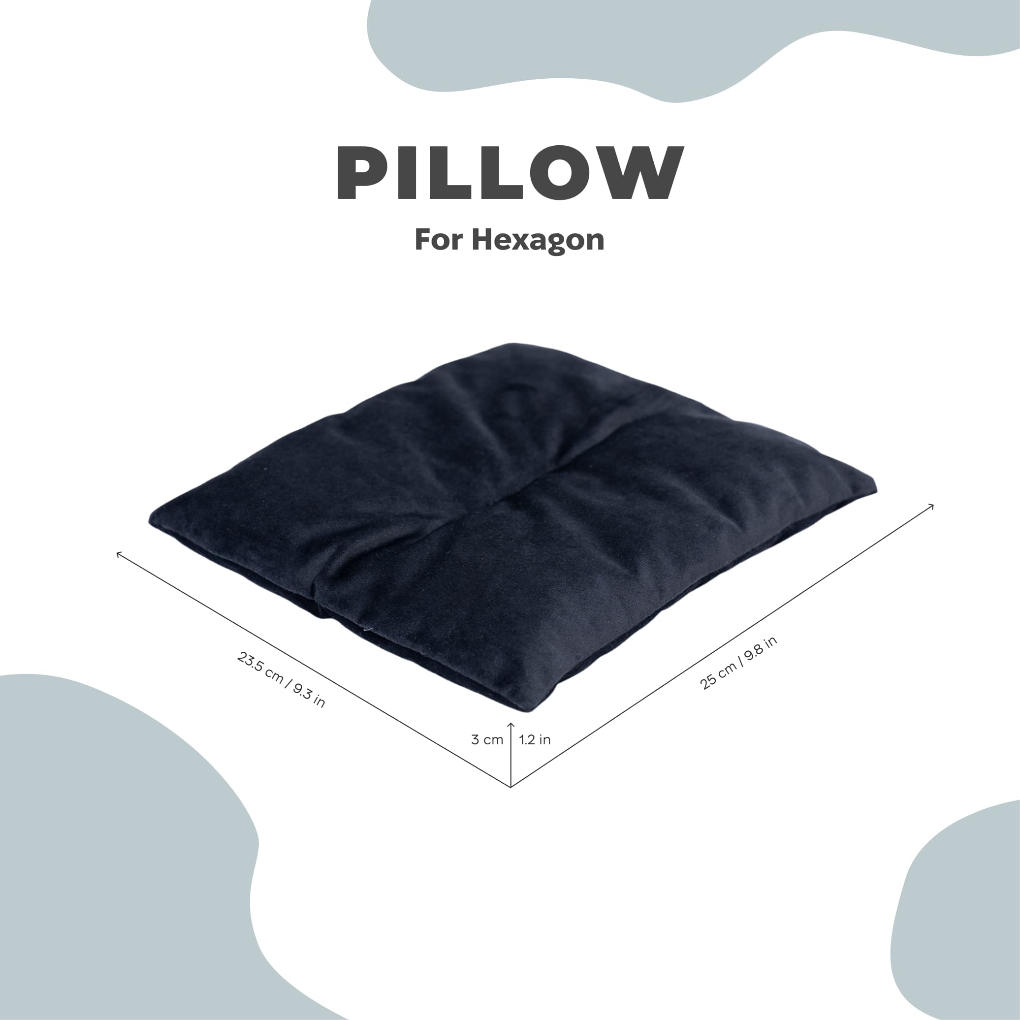 Black cat-shaped cushion pillow by Enjoy The Wood, soft and cozy decorative pillow for cat lovers.