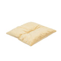 Yellow cat cushion pillow by Enjoy The Wood featuring a cozy, plush design perfect for pet or decorative use.