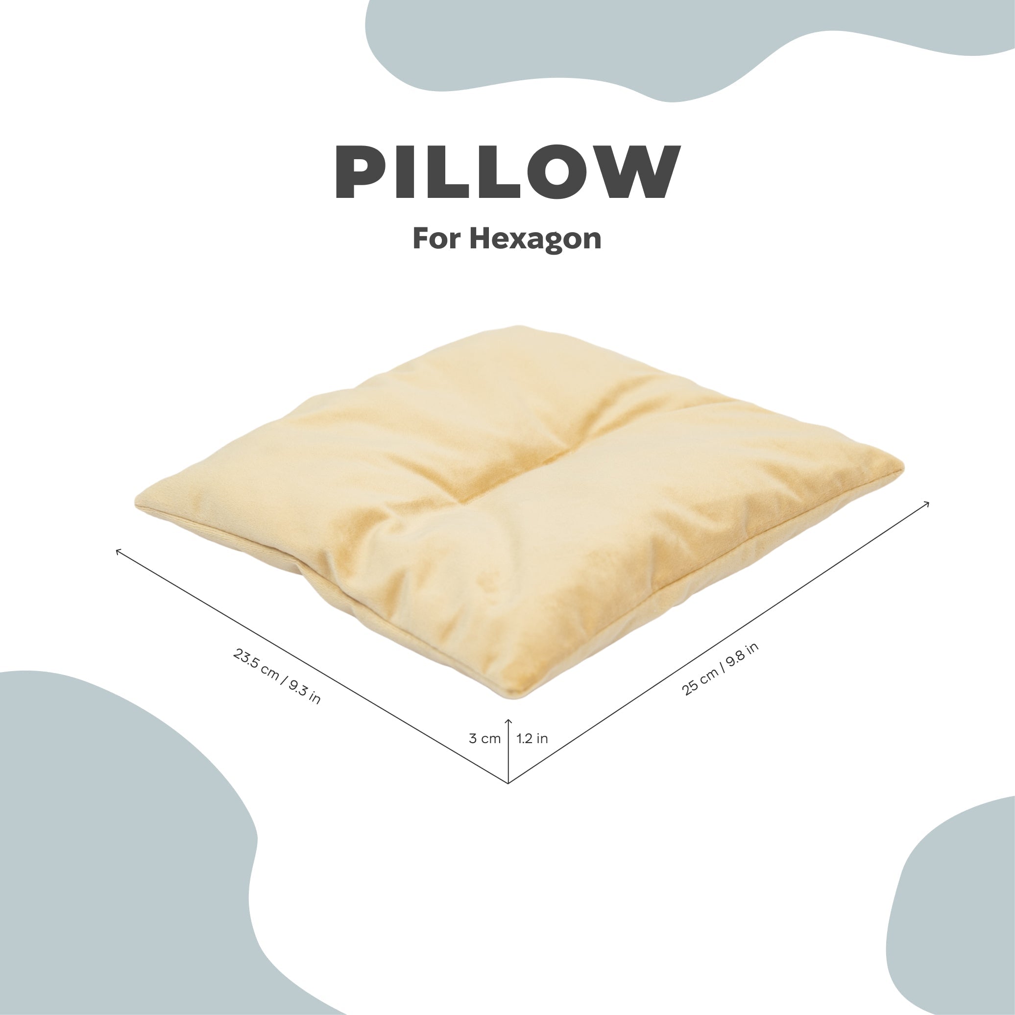 Yellow Enjoy The Wood Cat Cushion Pillow featuring a soft, plush design with a cozy cat-shaped shape for comfortable lounging.