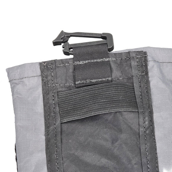 Hilltop Packs LLC cell phone shoulder pouch with shoulder strap mount and zipper, shown against a neutral background.