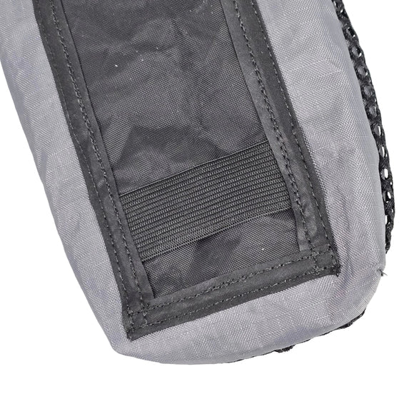 Hilltop Packs cell phone shoulder pouch with zipper, featuring a shoulder strap mount for easy carrying on the go.