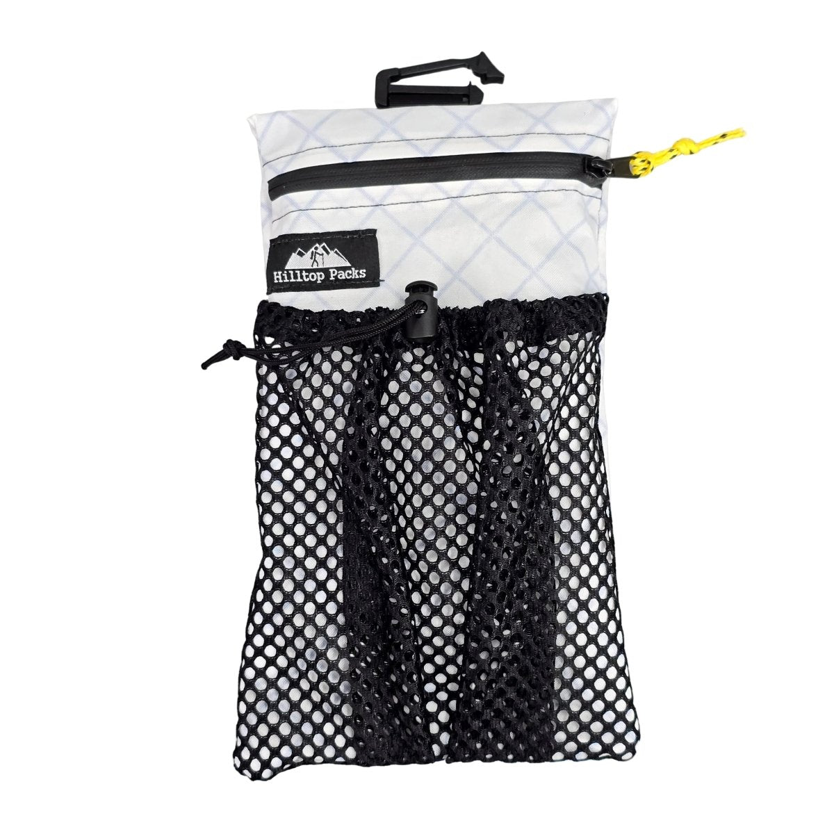 Hilltop Packs shoulder pouch with zipper, designed for securely holding a cell phone on a shoulder strap.