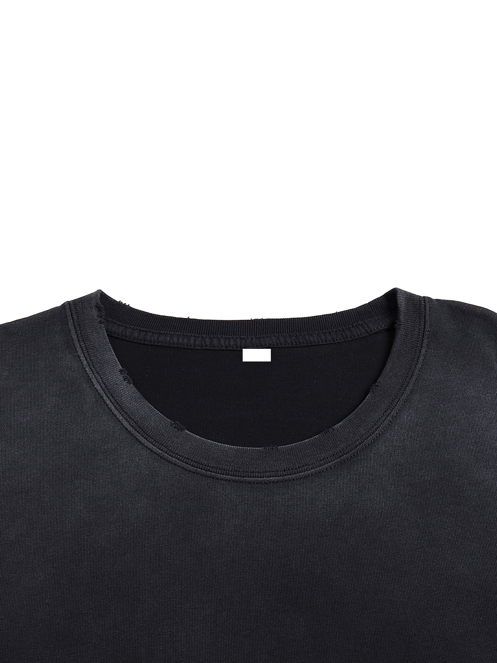 Cemetery Haunts Vintage Washed Hand-Frayed T-Shirt