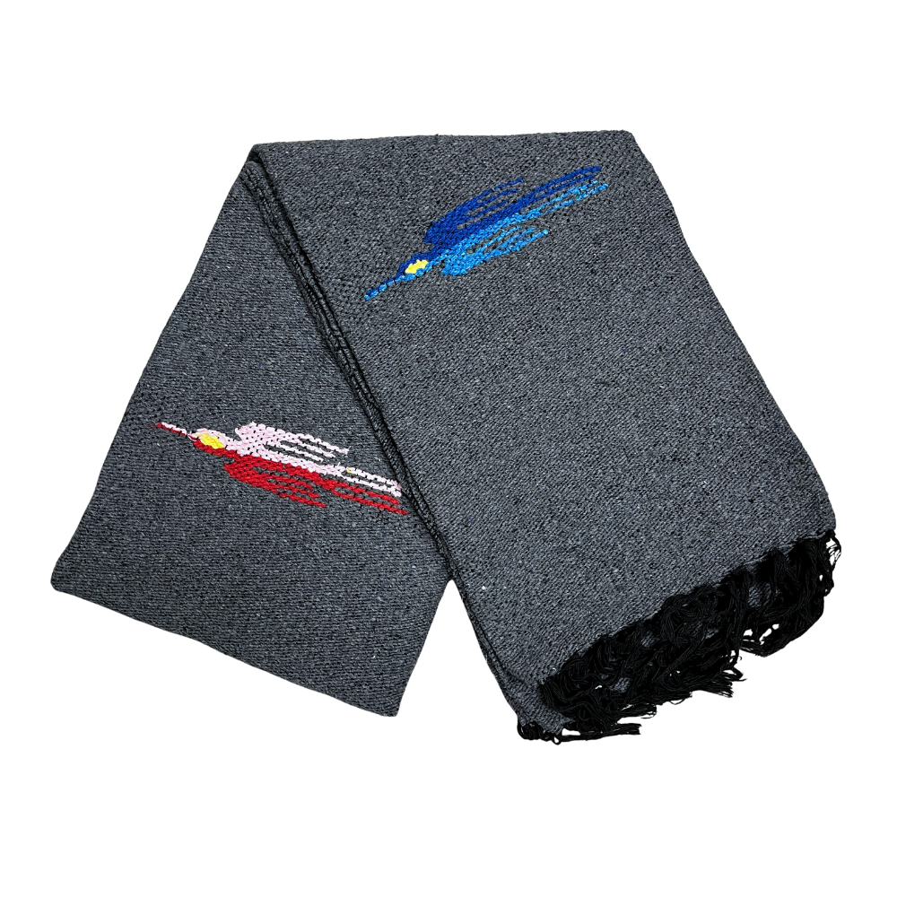 Charcoal Thunderbird Baja Blanket - OVERLANDERS Outfitter