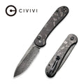 CIVIVI Button Lock Elementum Pocket Knife Carbon Fiber Handle - OVERLANDERS Outfitter