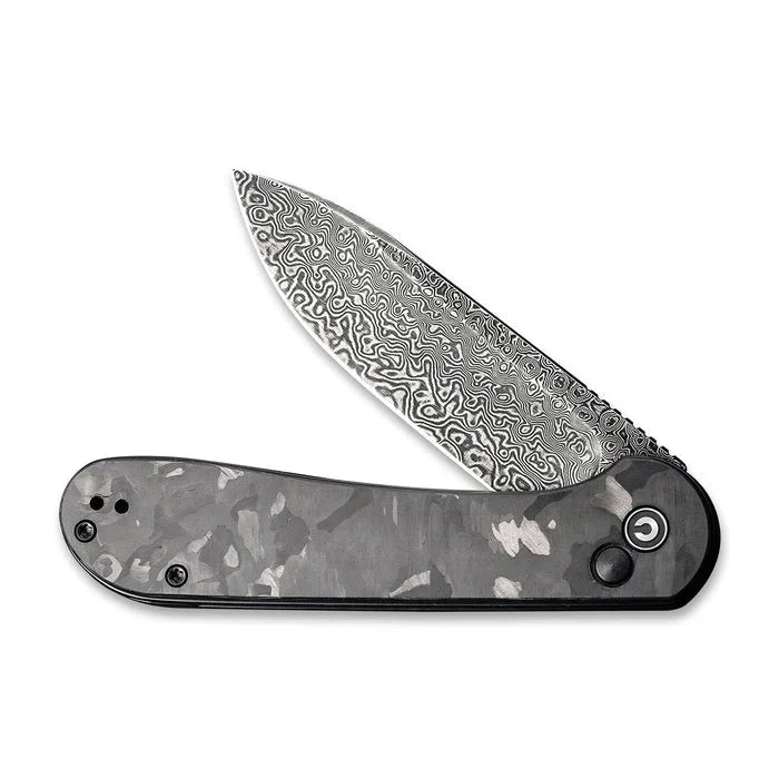 CIVIVI Button Lock Elementum Pocket Knife Carbon Fiber Handle - OVERLANDERS Outfitter