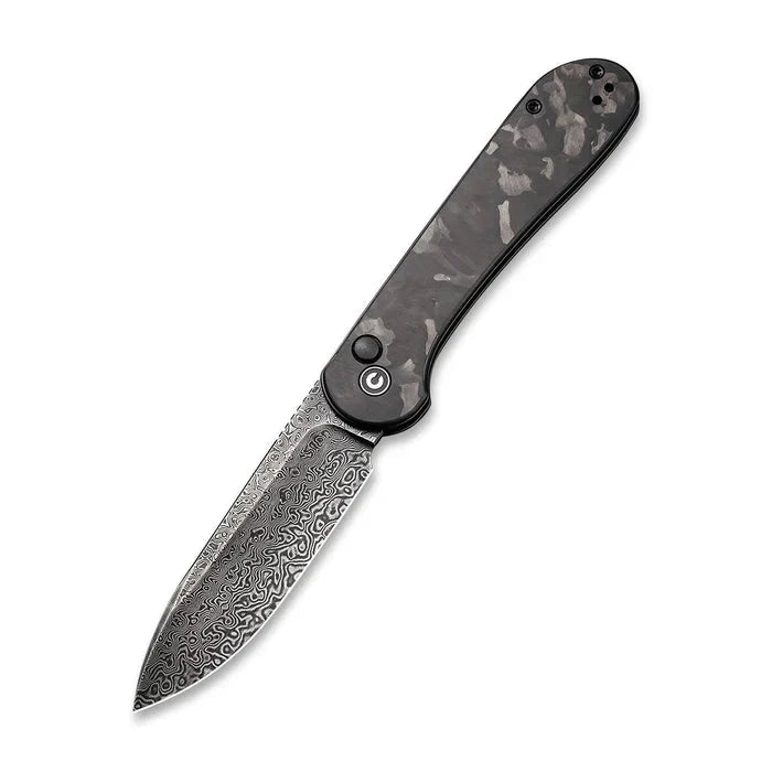 CIVIVI Button Lock Elementum Pocket Knife Carbon Fiber Handle - OVERLANDERS Outfitter