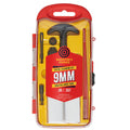 SFT2 Tactical pistol caliber cleaning kit with brushes and tools organized in a compact case for firearm maintenance.
