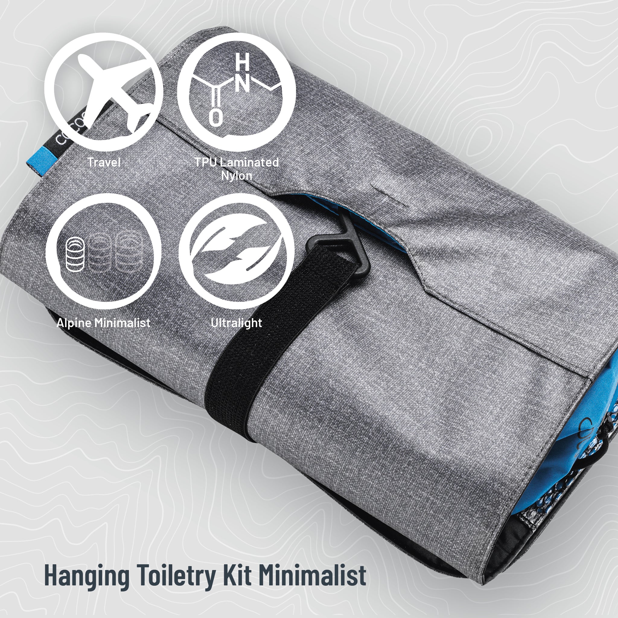 Minimalist Hanging Toiletry Kit - OVERLANDERS Outfitter