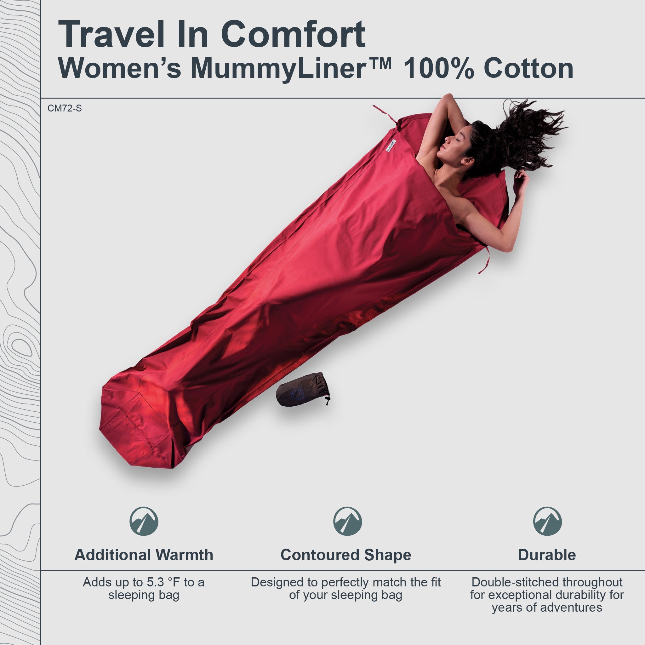 MummyLiner™ Cotton - short - OVERLANDERS Outfitter
