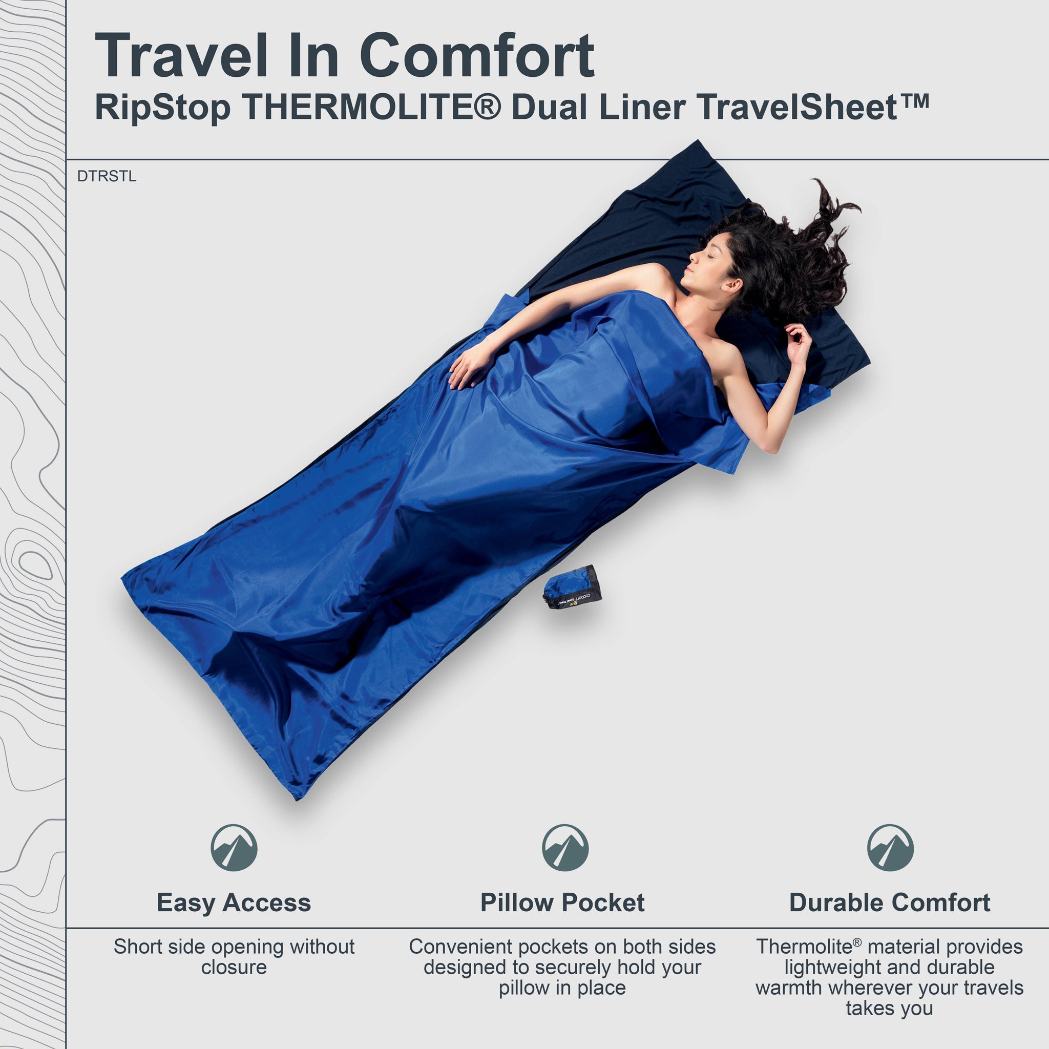 Ripstop Thermolite® Dual Liner TravelSheet™ - OVERLANDERS Outfitter