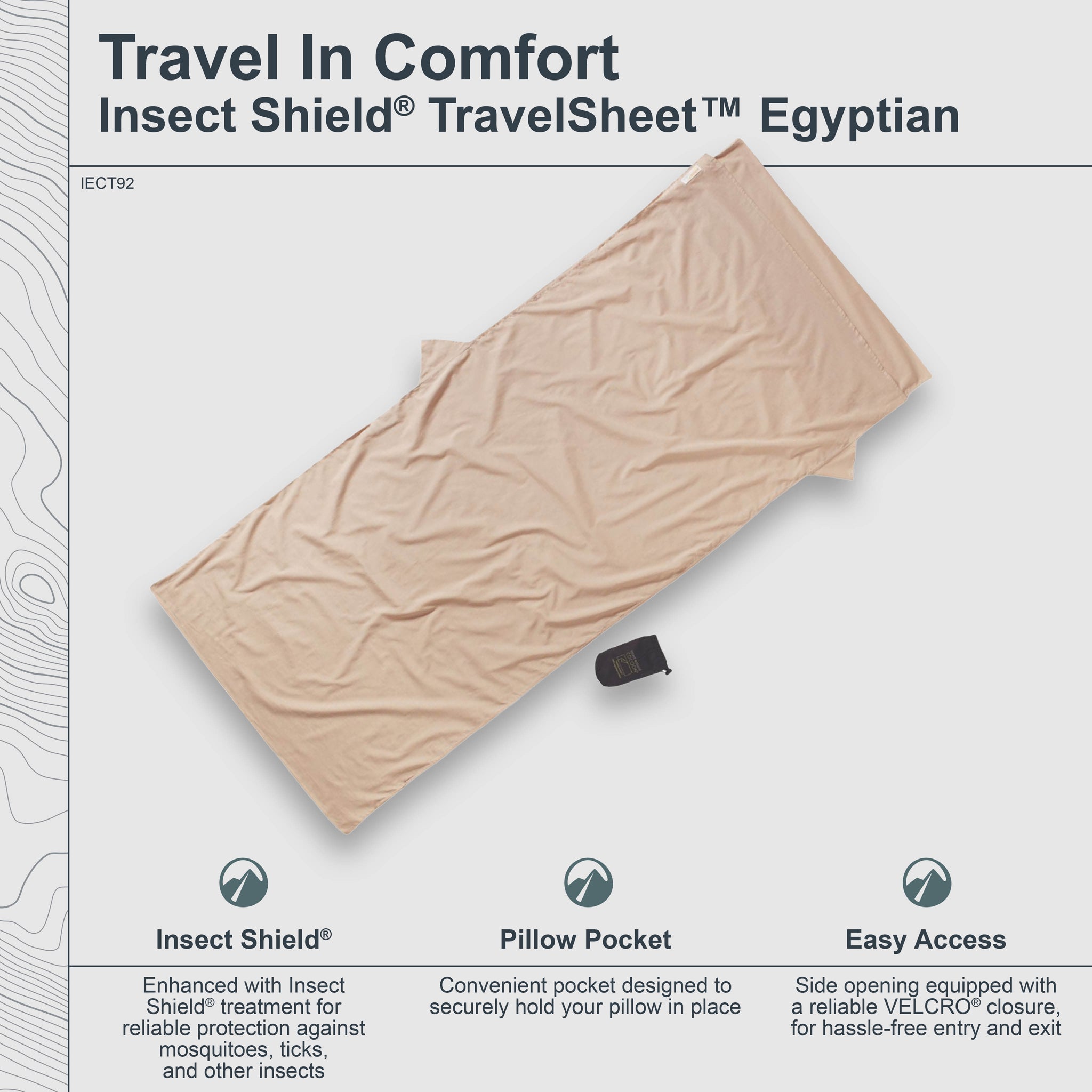 Insect Shield® TravelSheet™ Egyptian Cotton - We The Collective