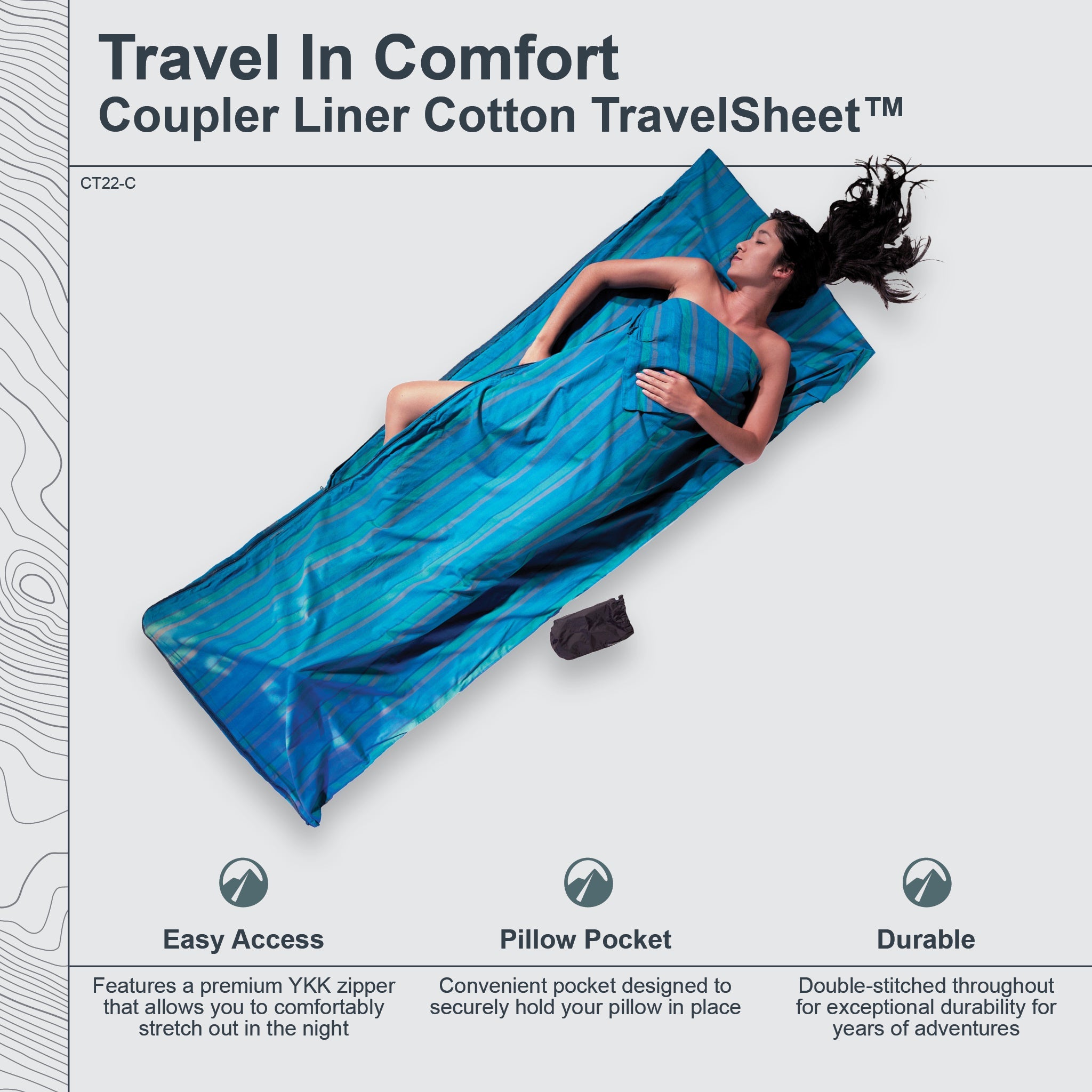 Coupler TravelSheet™ Cotton - OVERLANDERS Outfitter