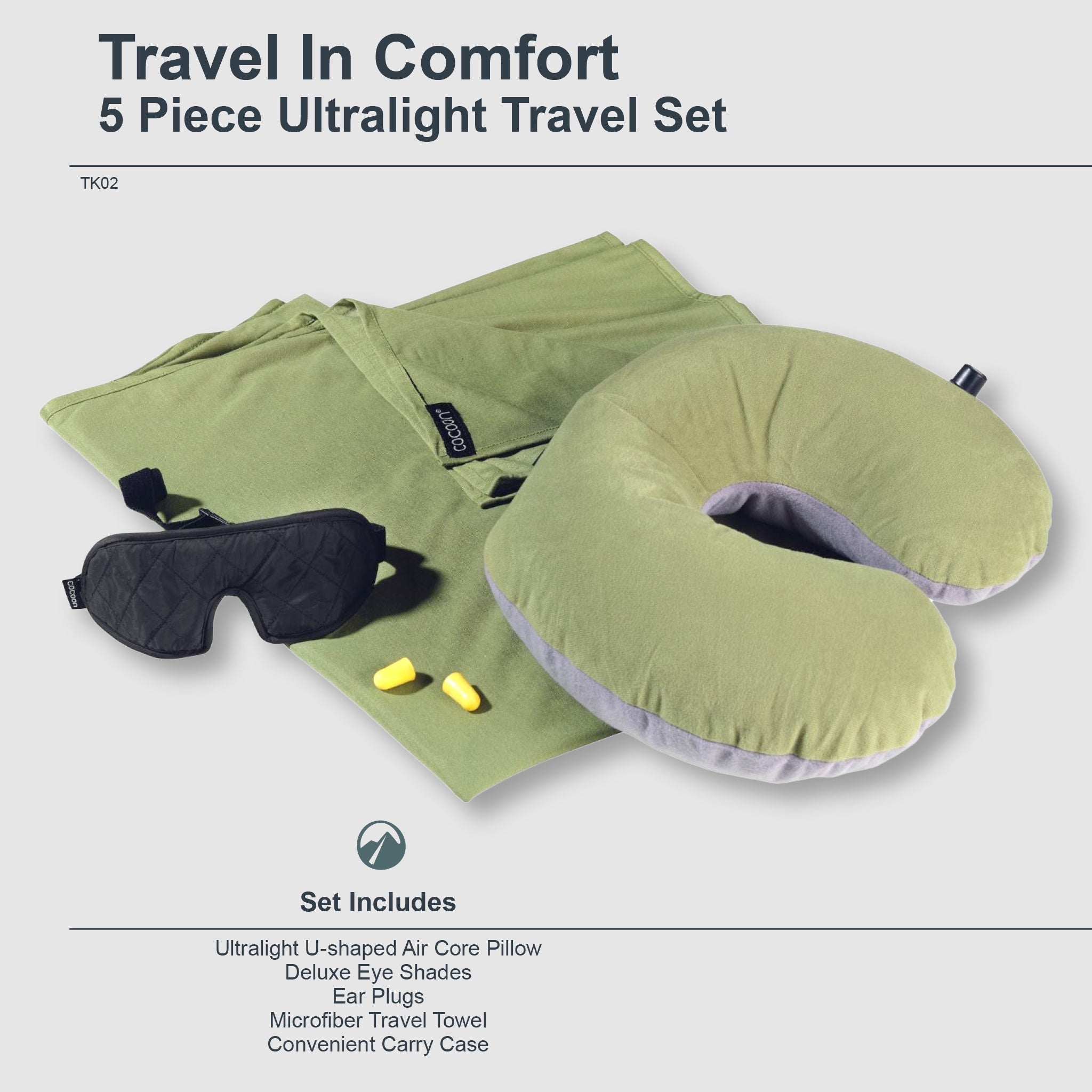 5 Piece Ultralight Travel Set - OVERLANDERS Outfitter