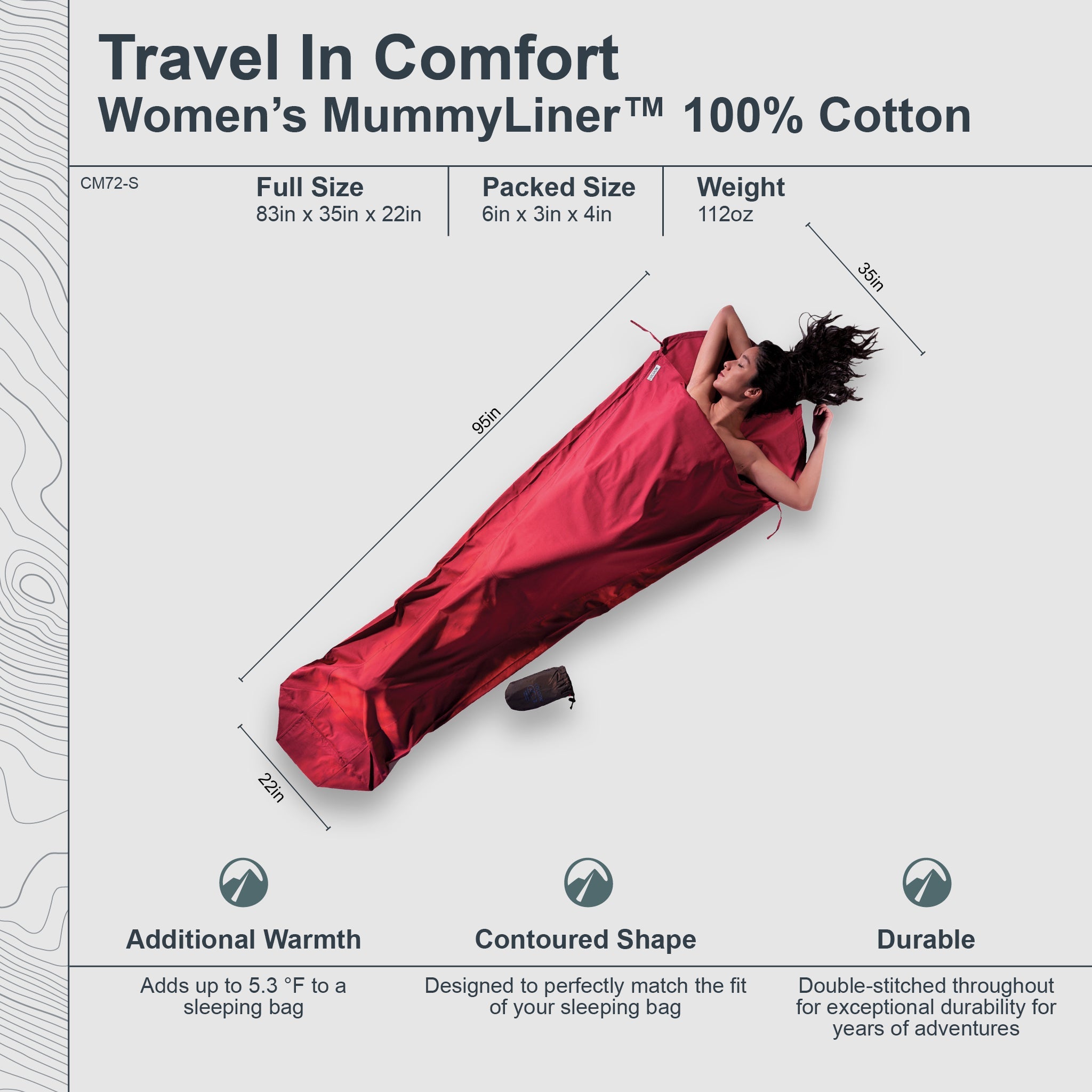 MummyLiner™ Cotton - short - OVERLANDERS Outfitter