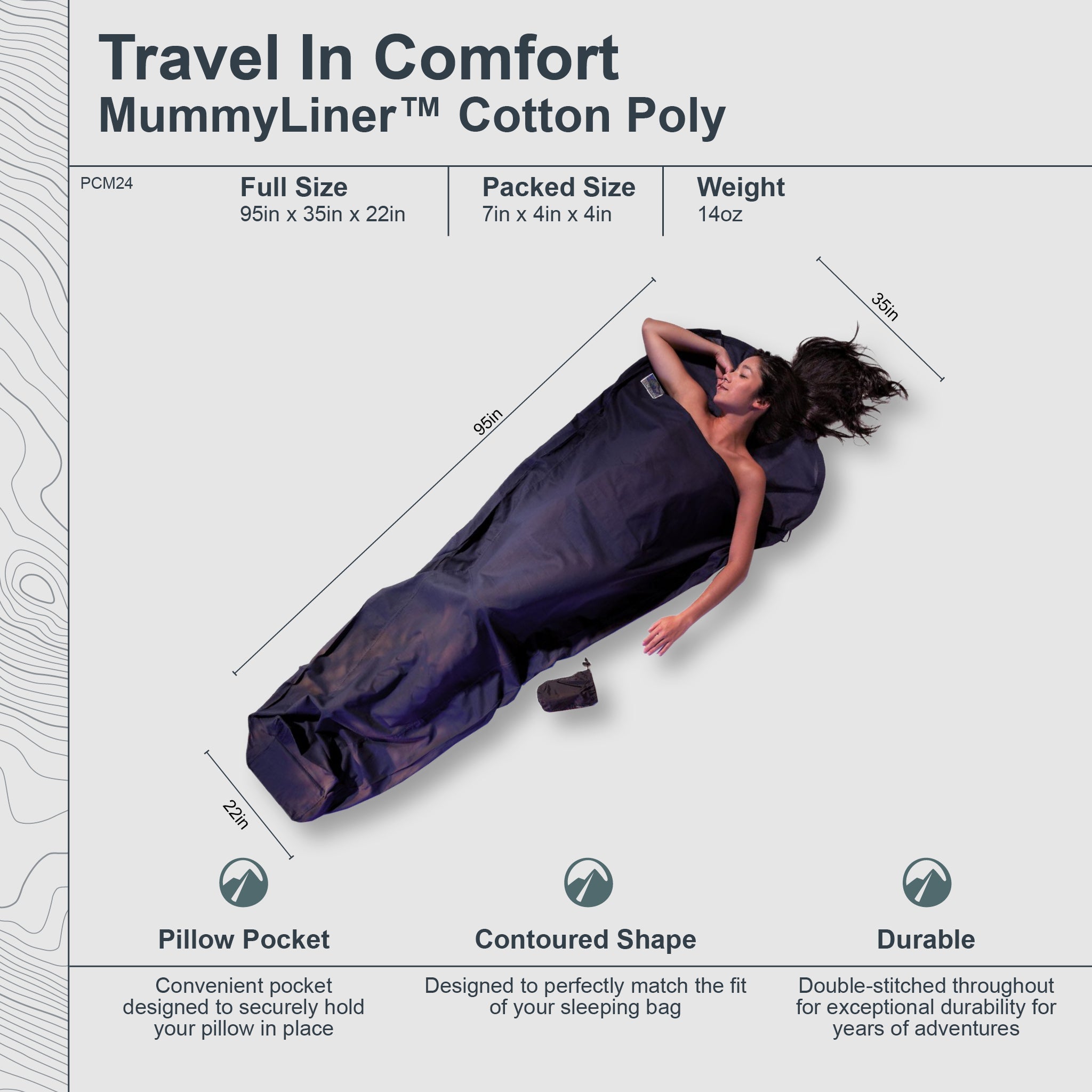 MummyLiner™ Cotton / Poly - OVERLANDERS Outfitter