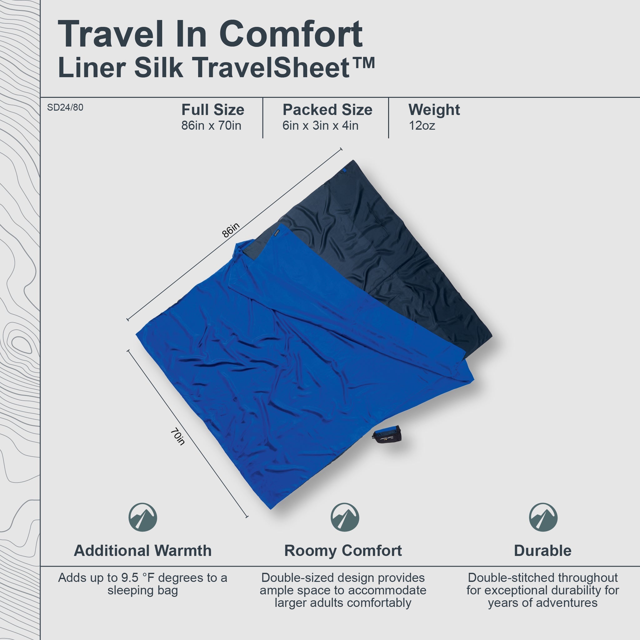 TravelSheet™ Silk Double - We The Collective