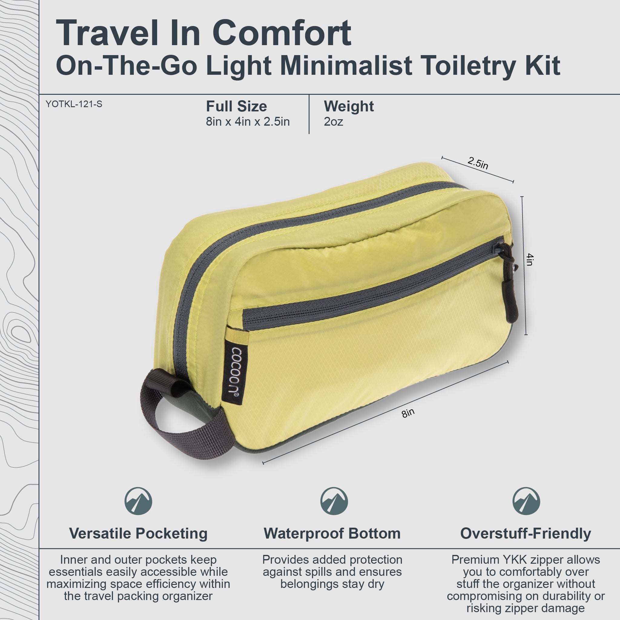 On-The-Go Toiletry Kit Light - OVERLANDERS Outfitter
