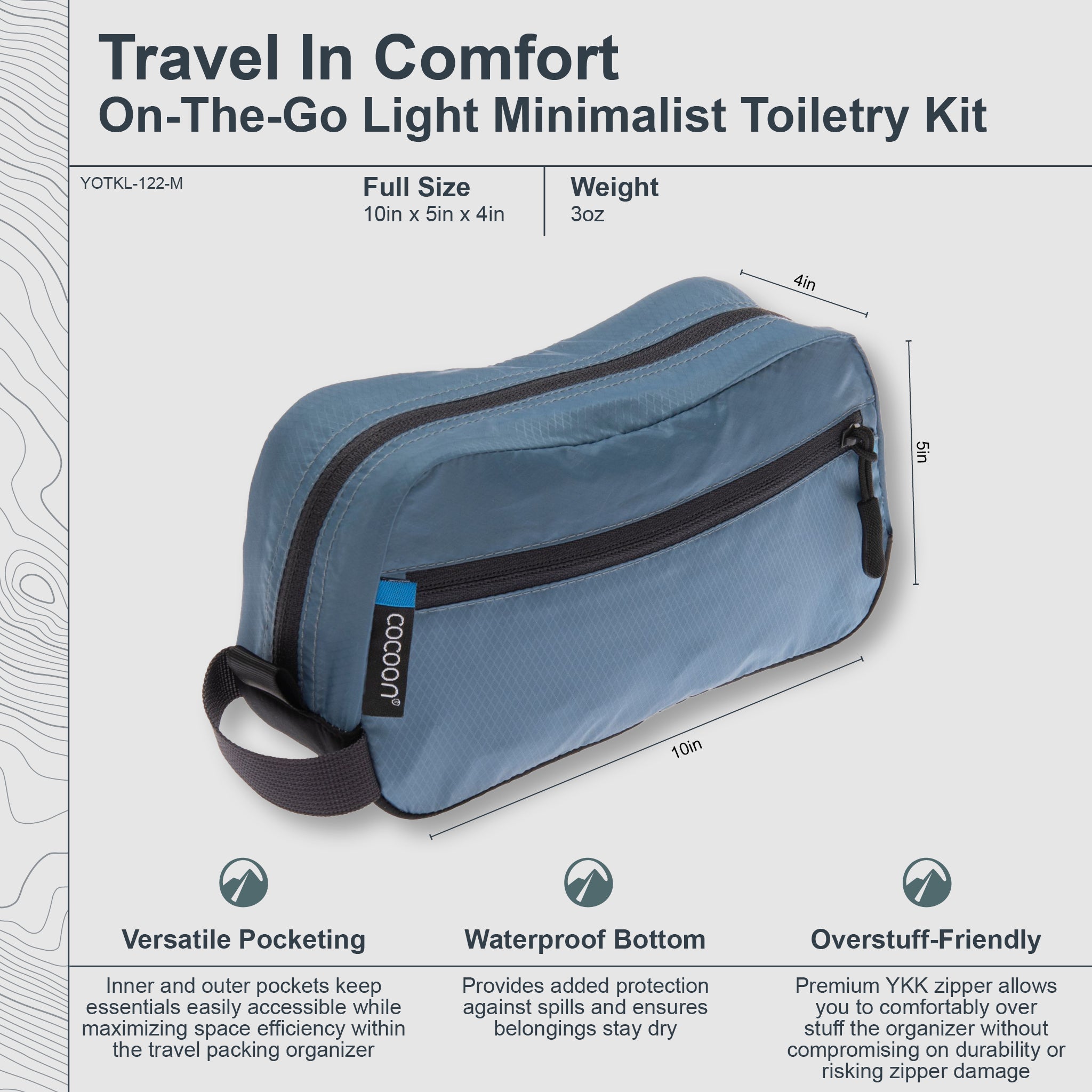 On-The-Go Toiletry Kit Light - OVERLANDERS Outfitter