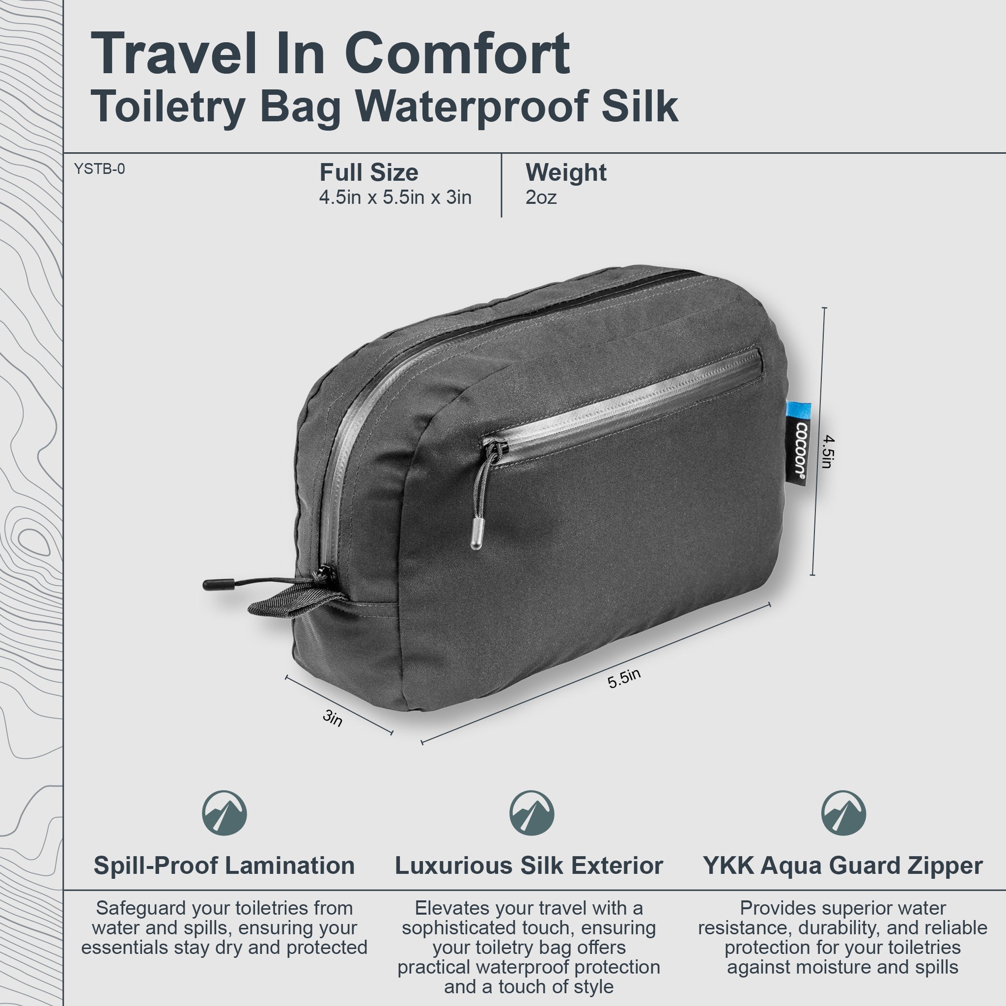 Toiletry Bag Monsoon Silk™ - OVERLANDERS Outfitter