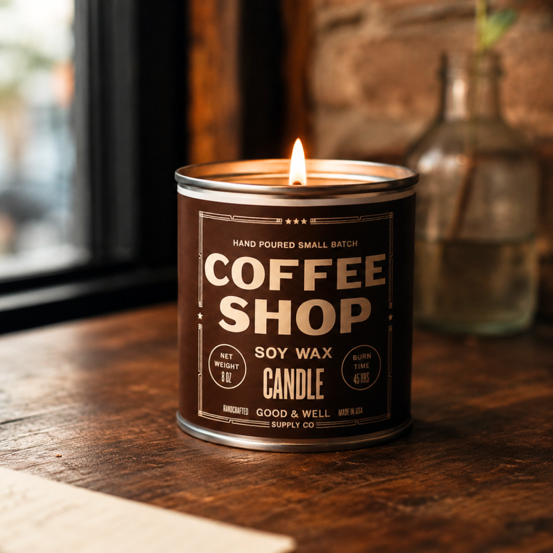 Coffee Shop Soy Candle - OVERLANDERS Outfitter