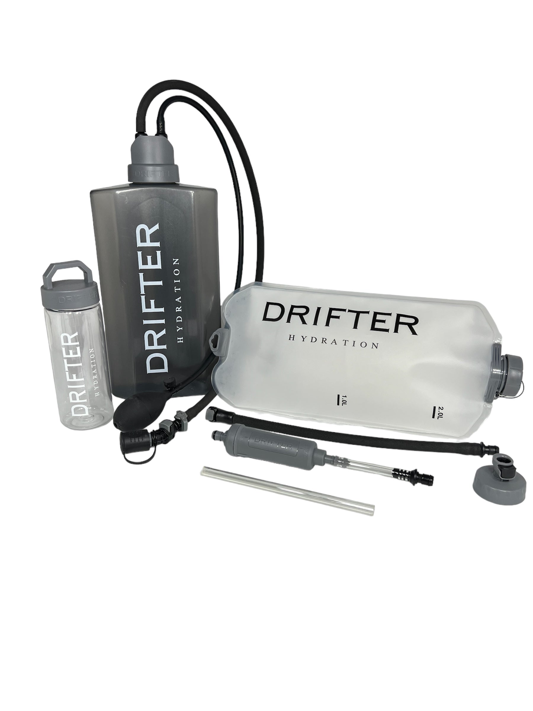DRIFTER Hydration System with Traveler Filter Bundle | Hotel & Campground Safe - We The Collective